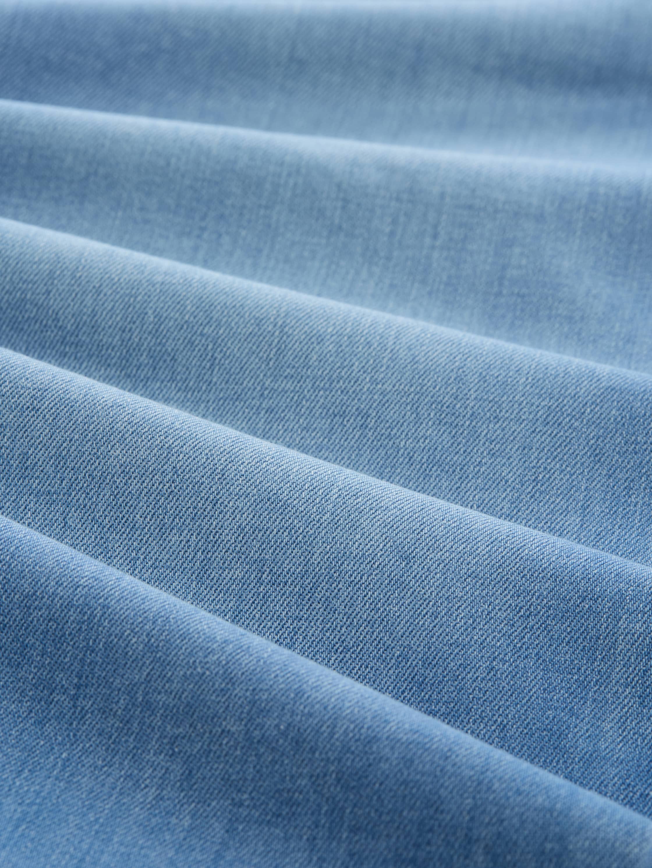 High waist culotte jeans - clean_light_stone_blue_denim -