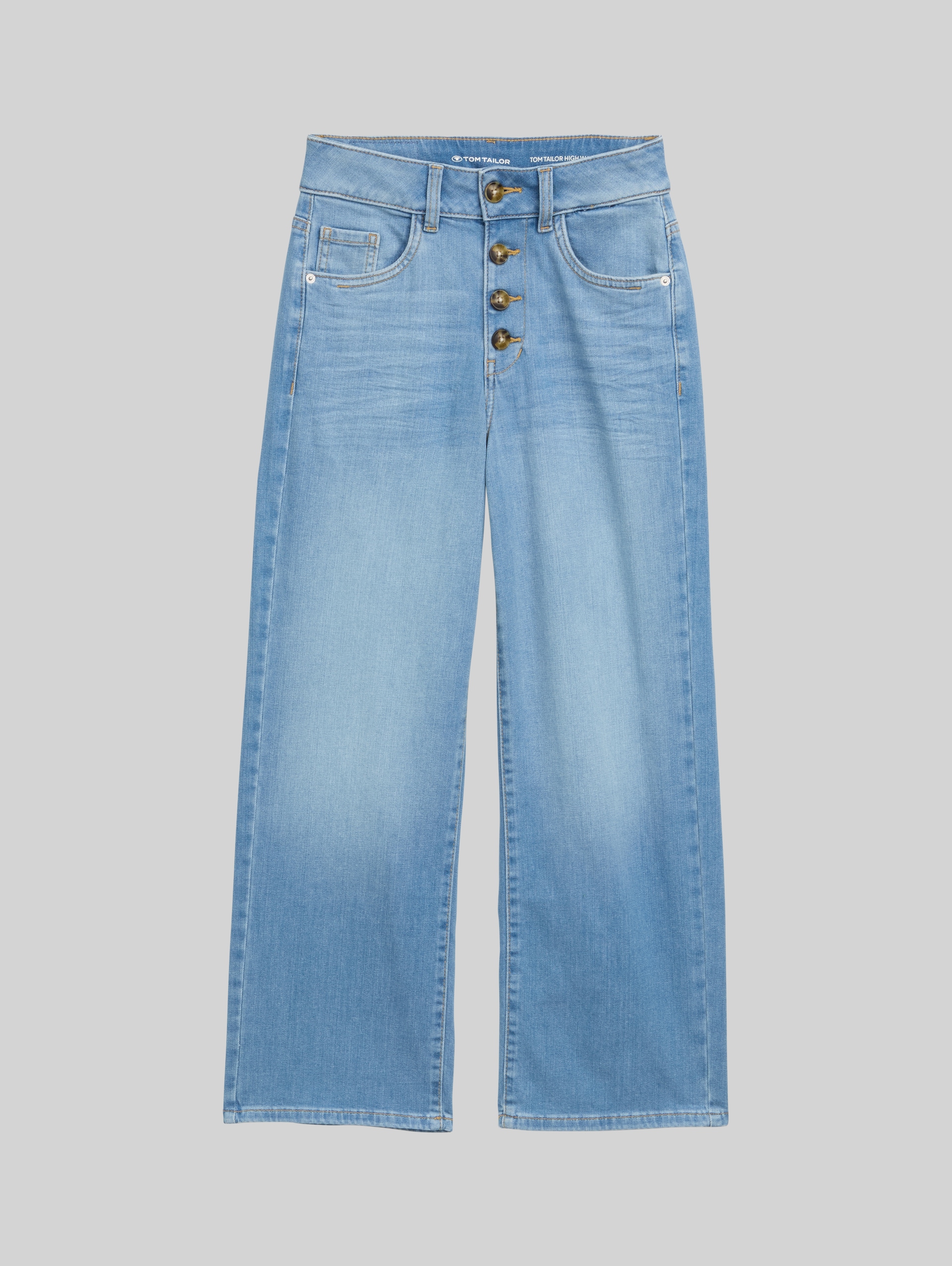 TTNELMA CULOTTE Jeans - Clean Light Stone Blue Denim - Front product view