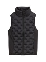 Nicht ausgewählt, Lightweight Steppweste mit Stehkragen von , schwarz