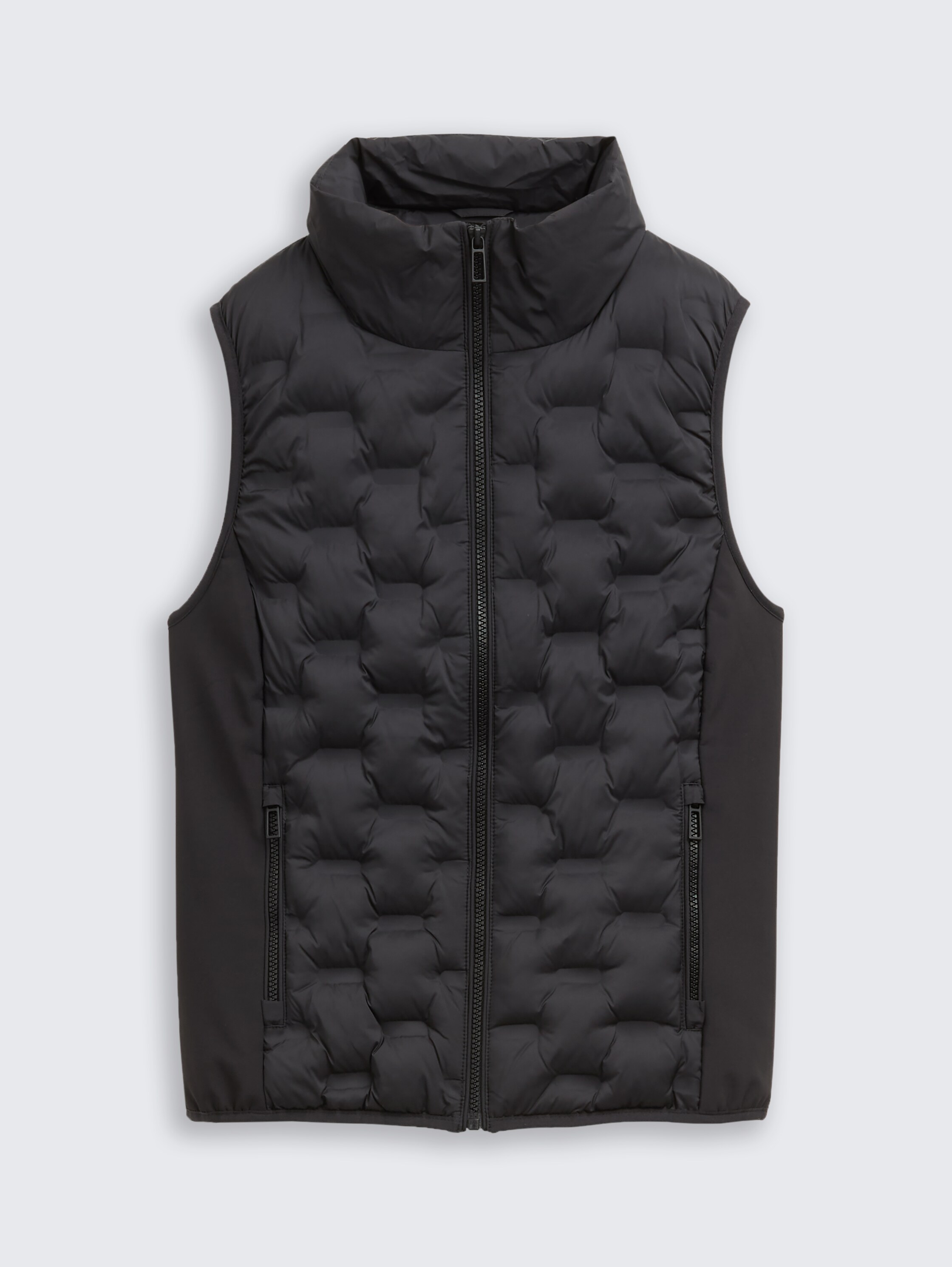 Lightweight Steppweste mit Stehkragen - deep_black_1 - 
