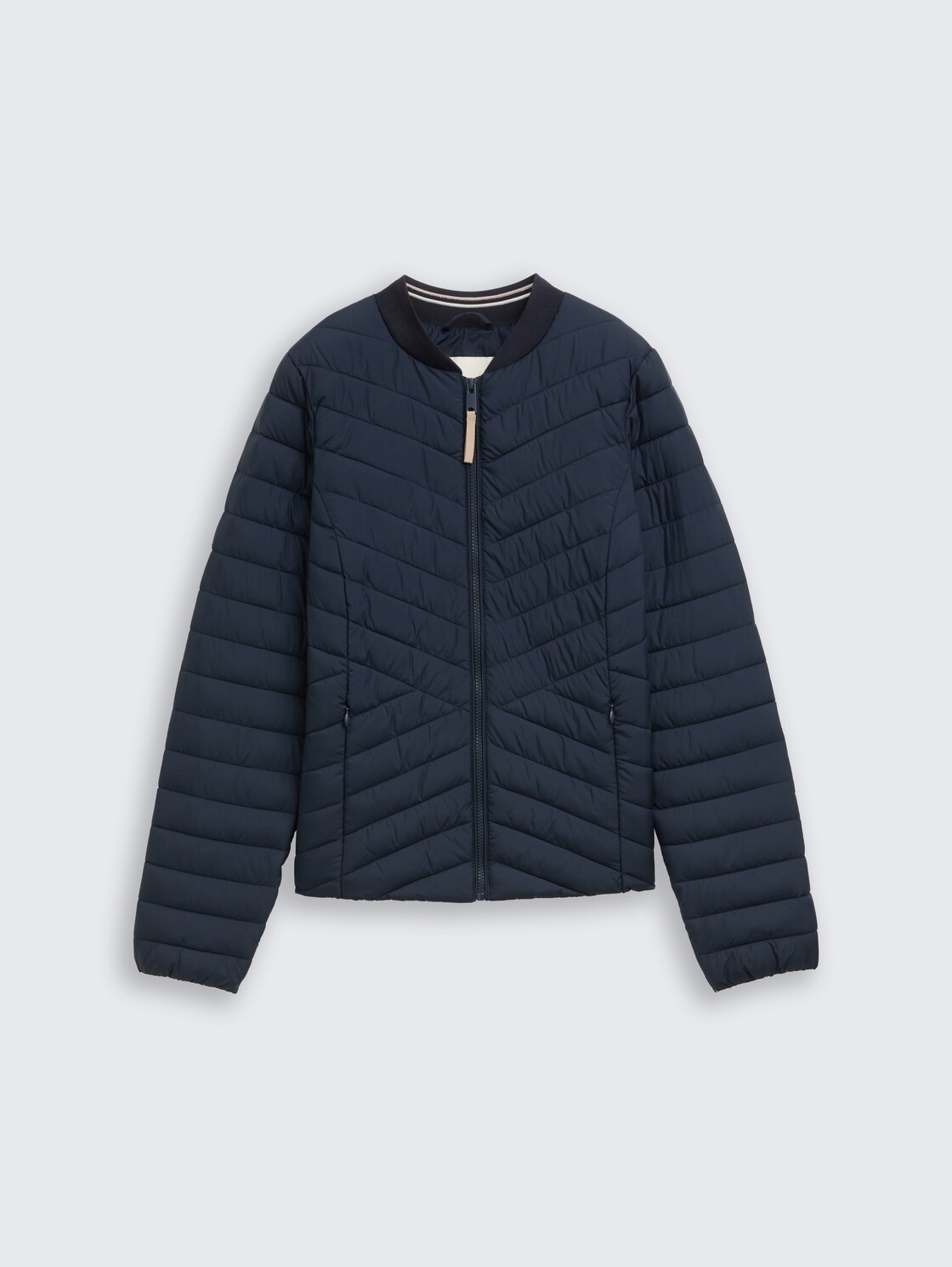 Steppjacke mit Bomberkragen - sky captain blue - Vorder-Produkt-Ansicht