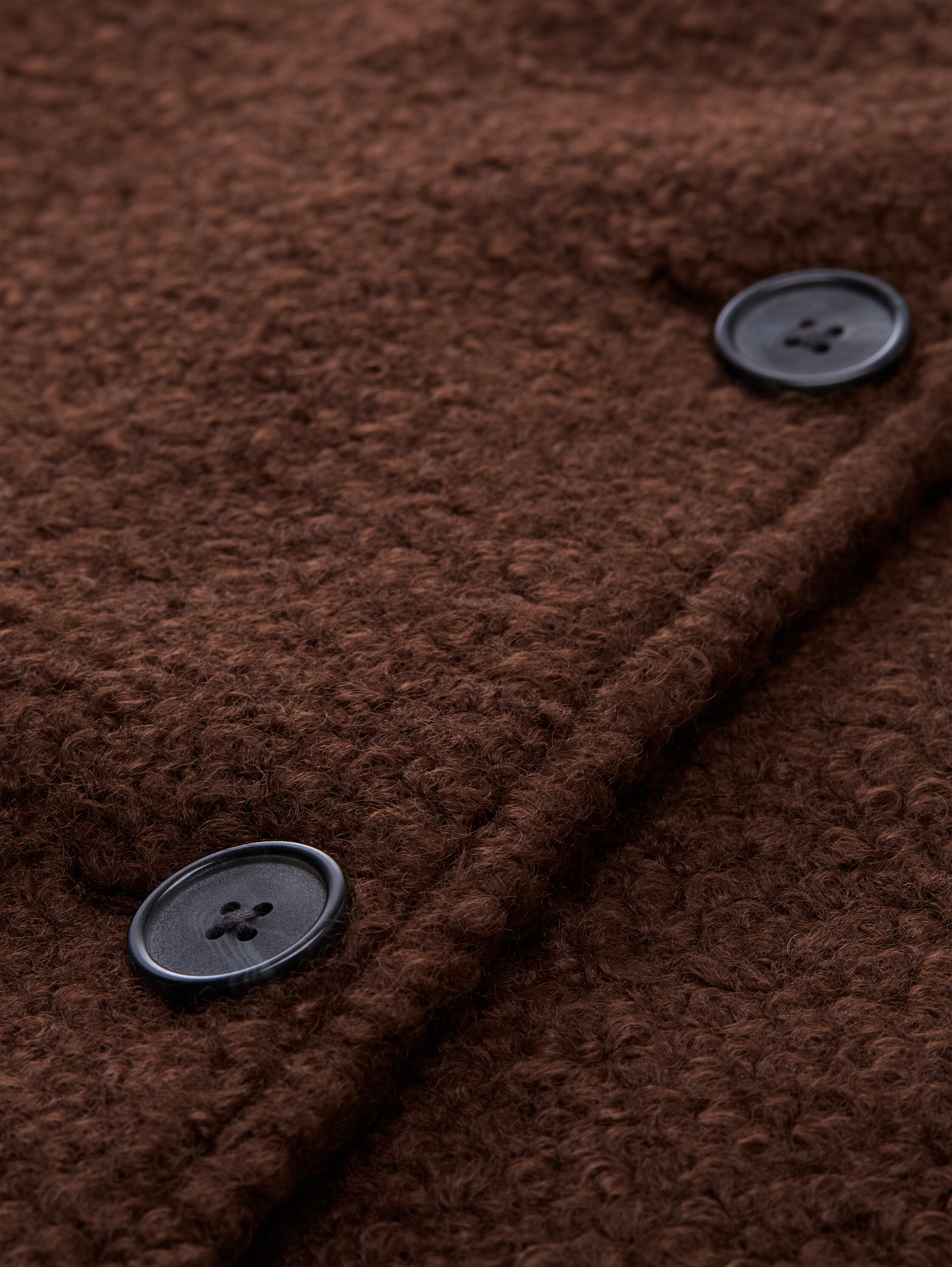 Bouclé capejas in 2-in-1-look - dark_pecan_brown - 