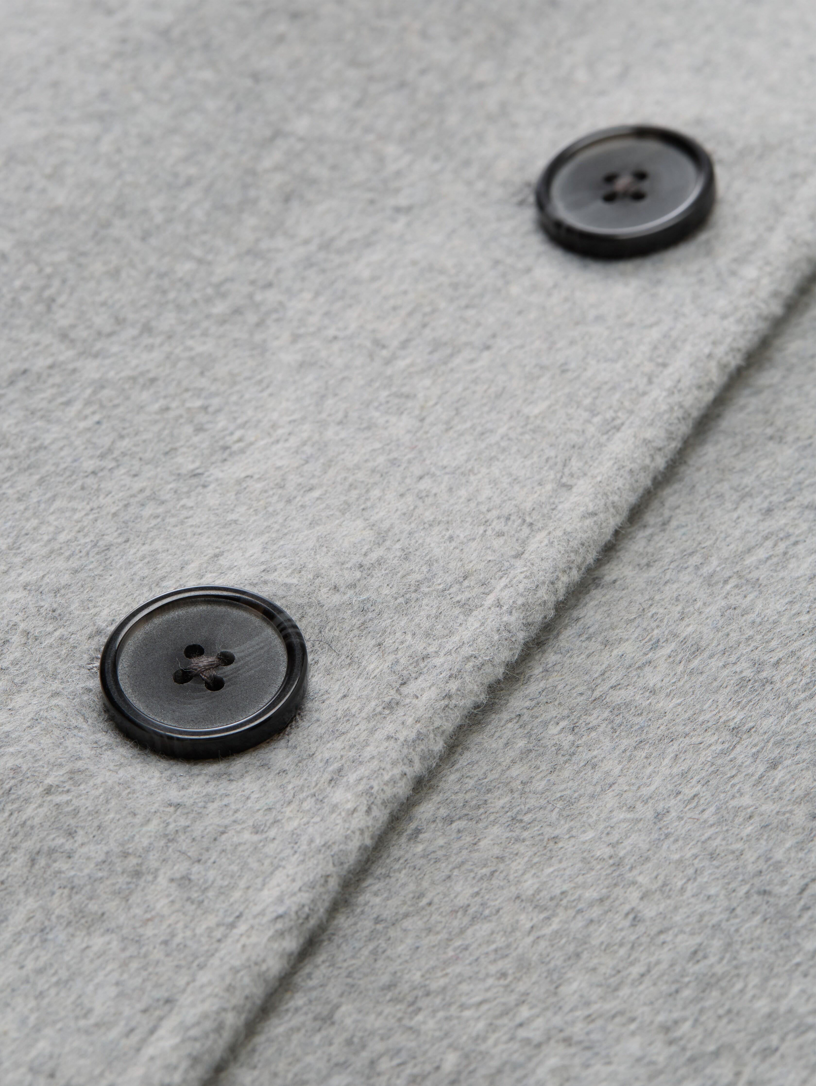 Wool coat with slit pockets in grey by Tom Tailor