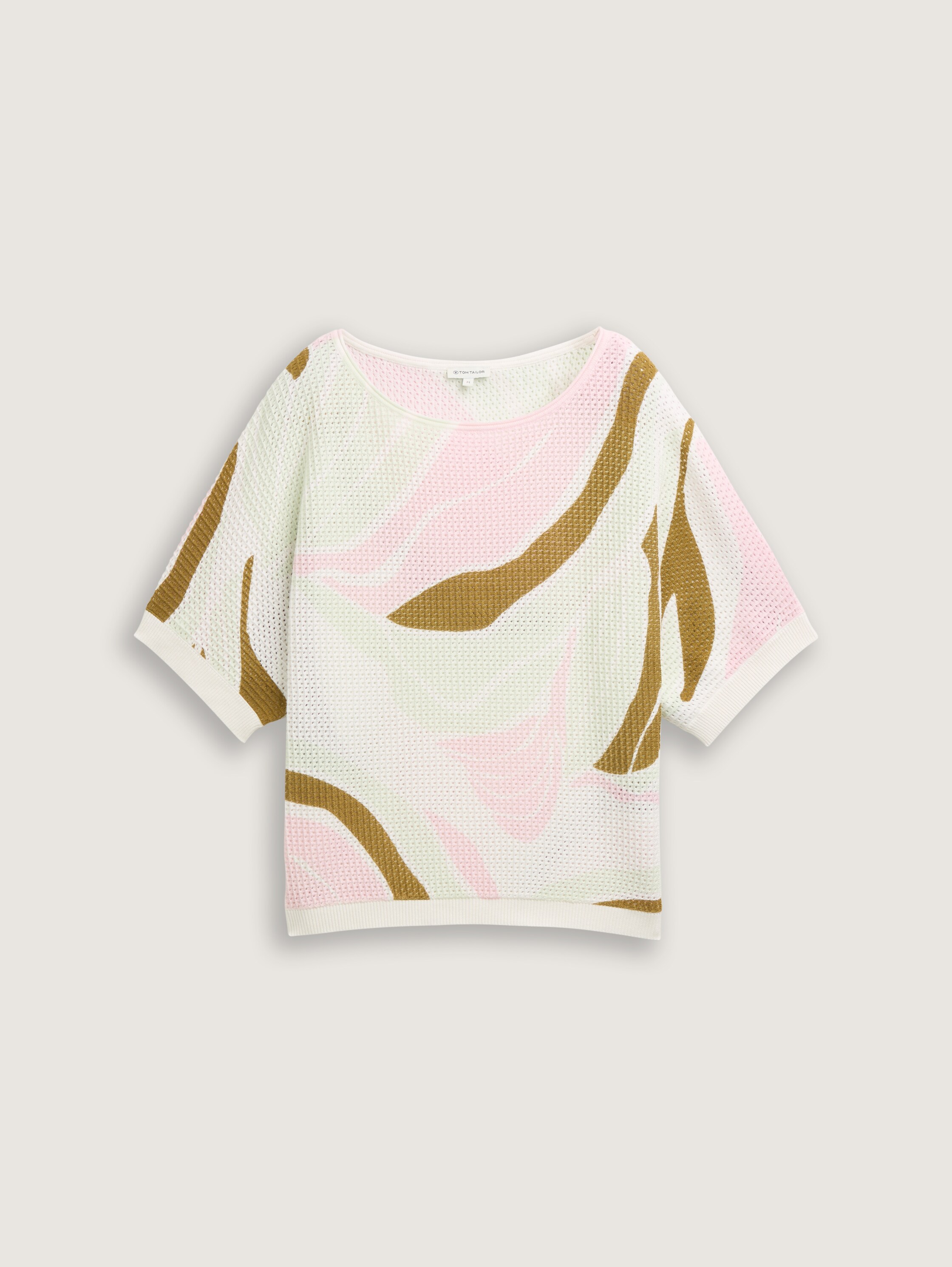 Strickpullover mit Muster - whisper_white - 