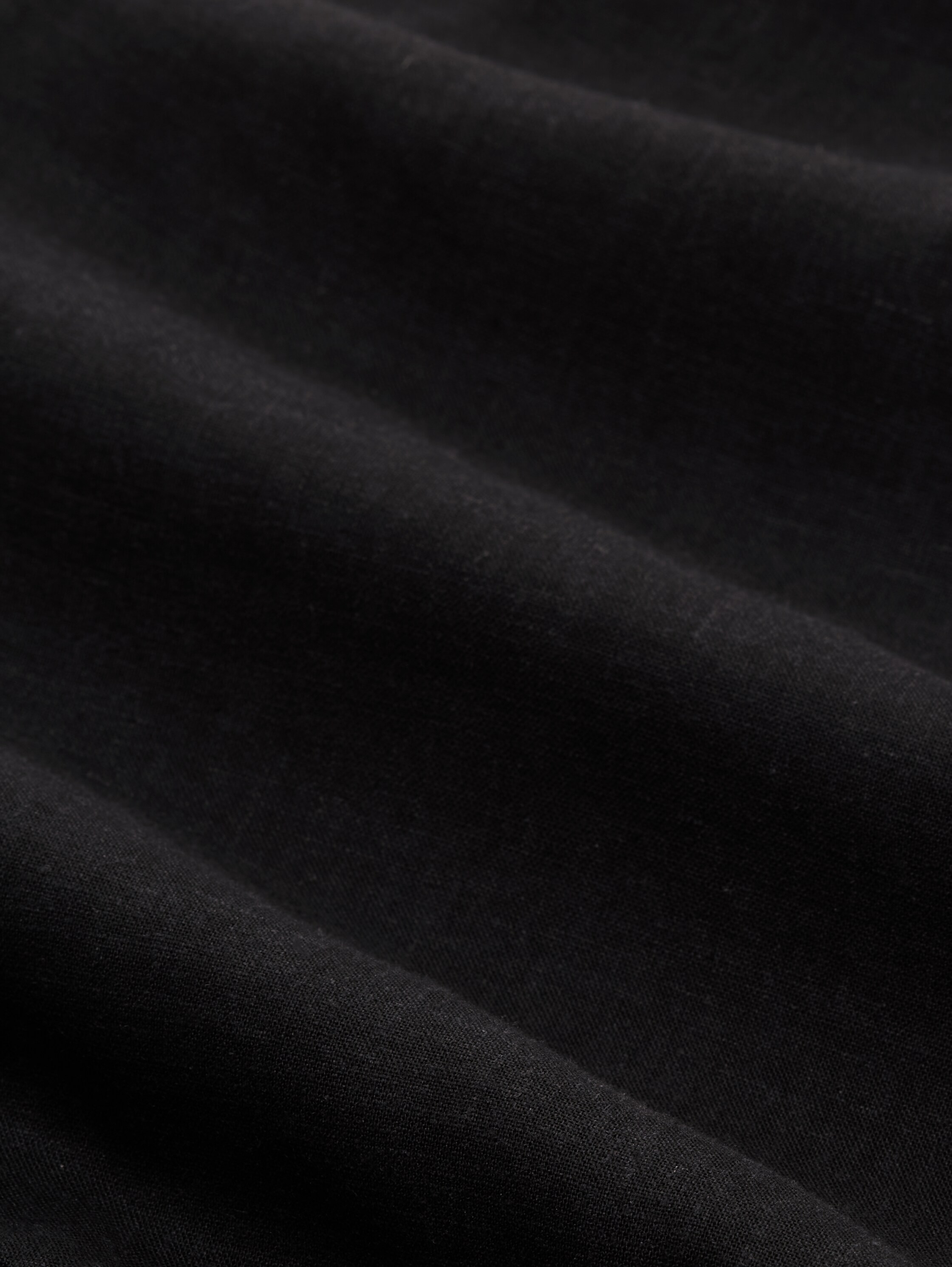 Blusentop mit Leinenanteil - deep_black_1 - 