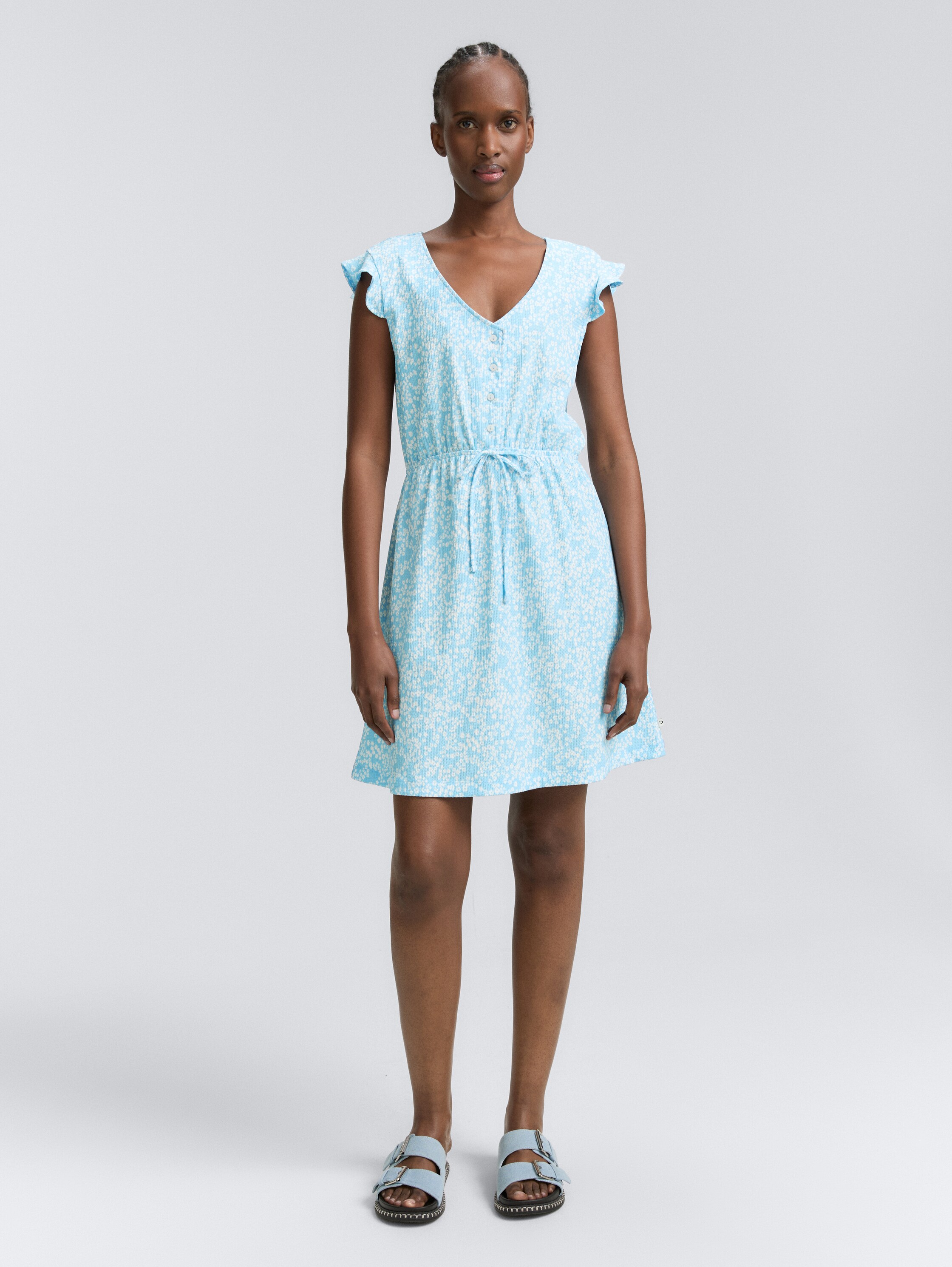 Mini-Kleid mit Muster - small_flower_print - 