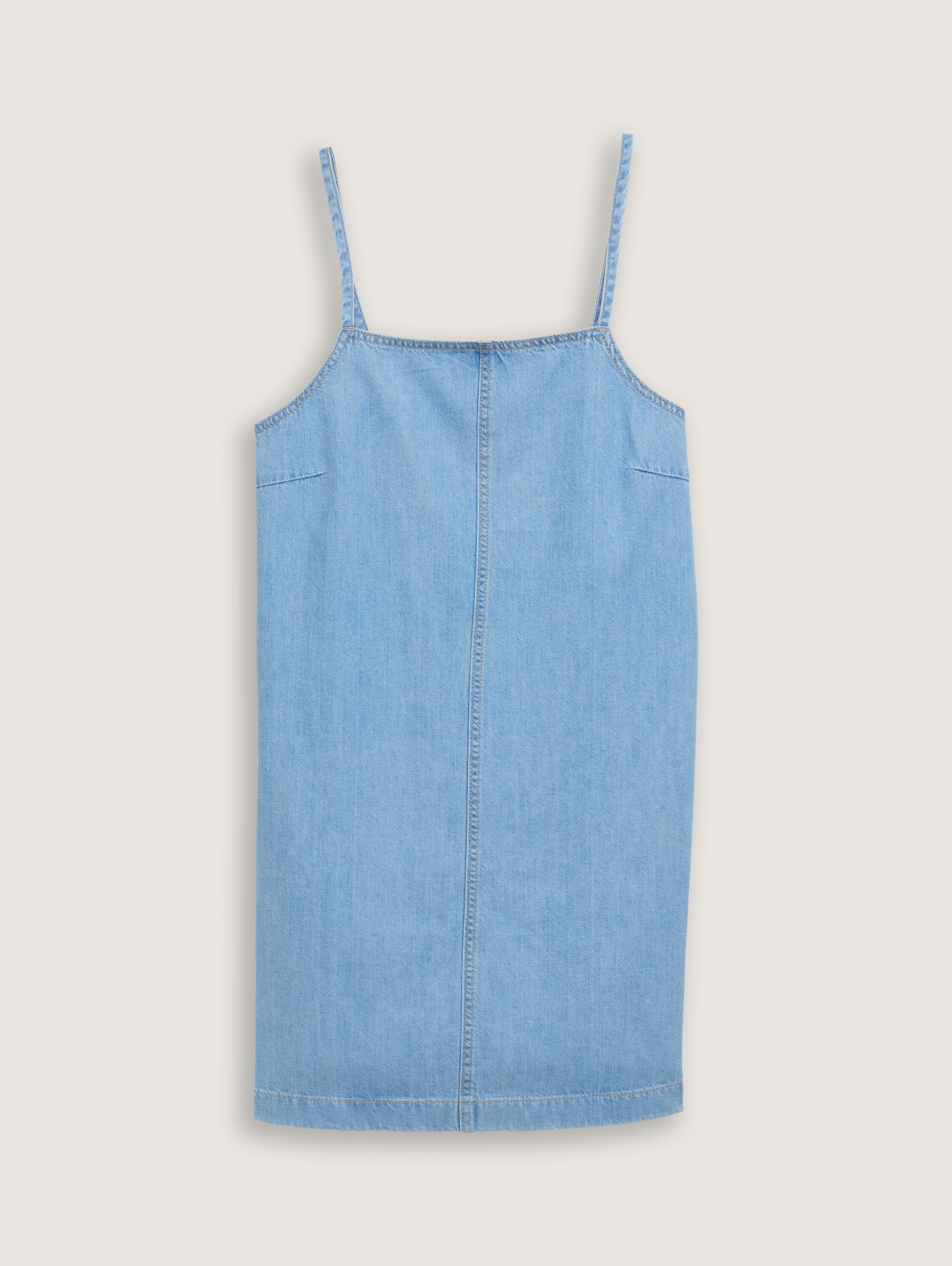 Mini-Jeanskleid mit Eingriffstaschen - 4