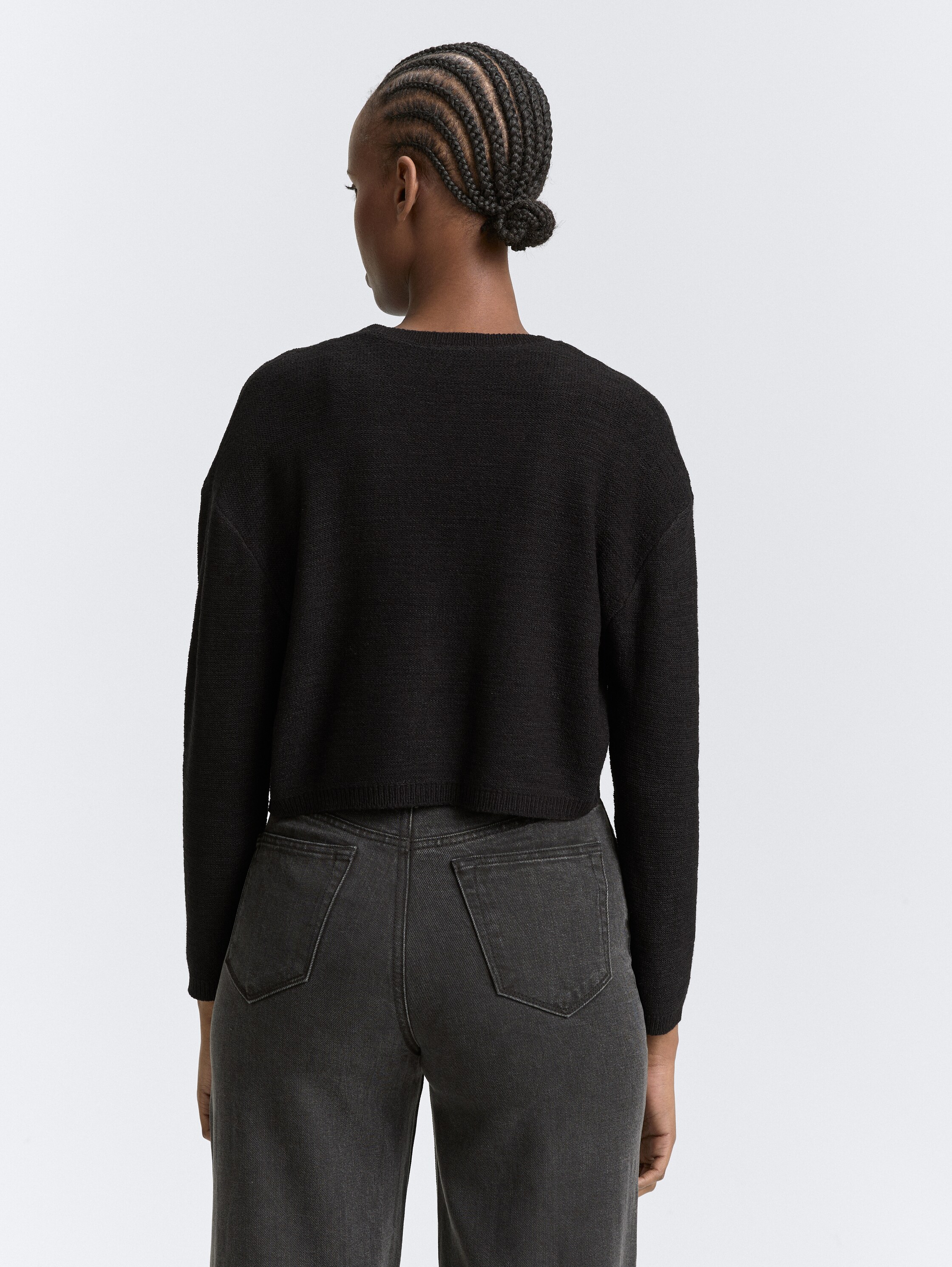Bolero Cardigan - deep_black_1 - 