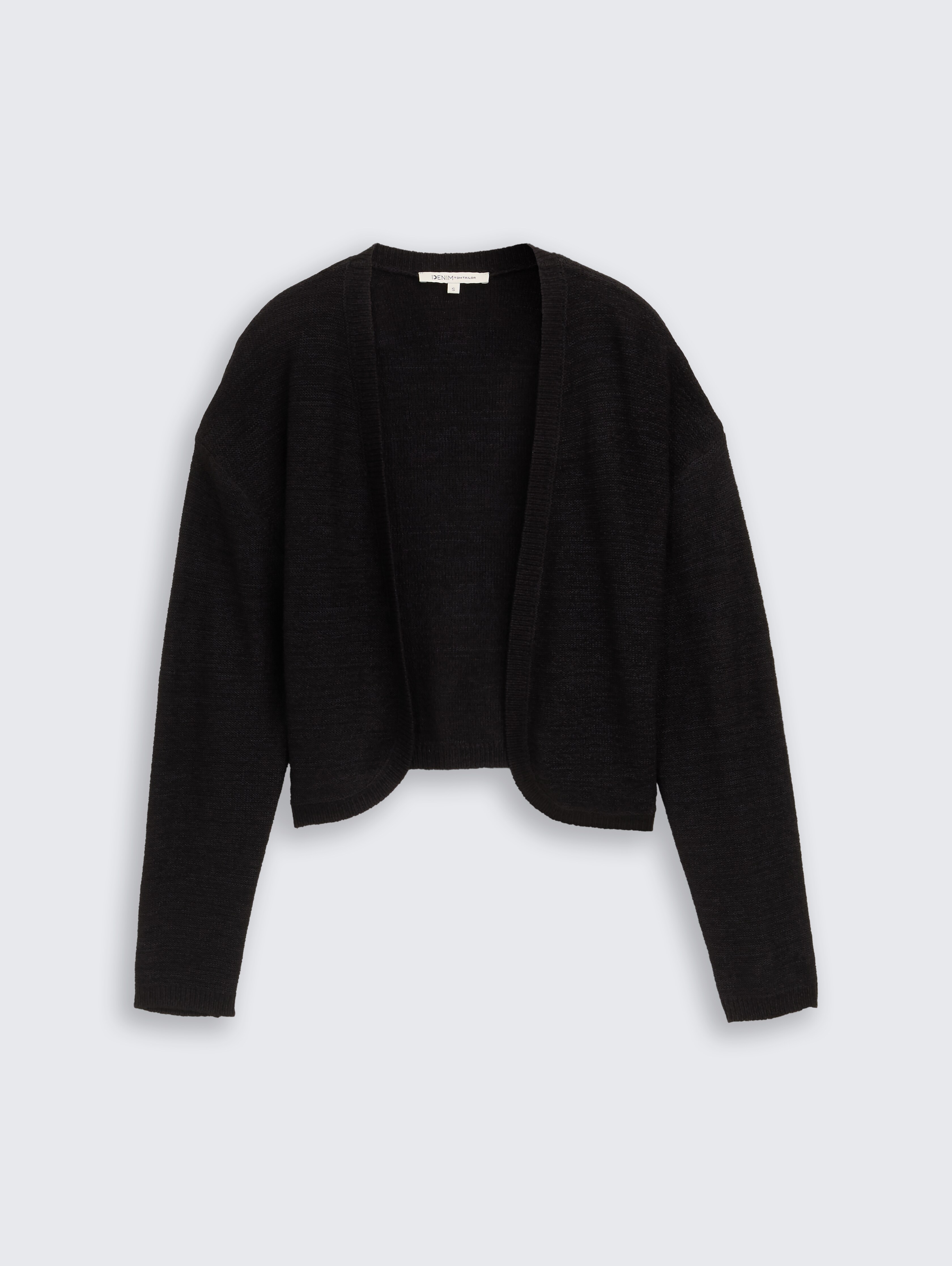 売れ筋商品|||トムテイラー ニット&セーター レディース アウター SHORT BOLERO - Cardigan - deep black Bolero Cardigan by Tom Tailor