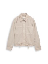 Sélectionné, Veste en jean légère avec cordon de serrage par Tom Tailor, gris