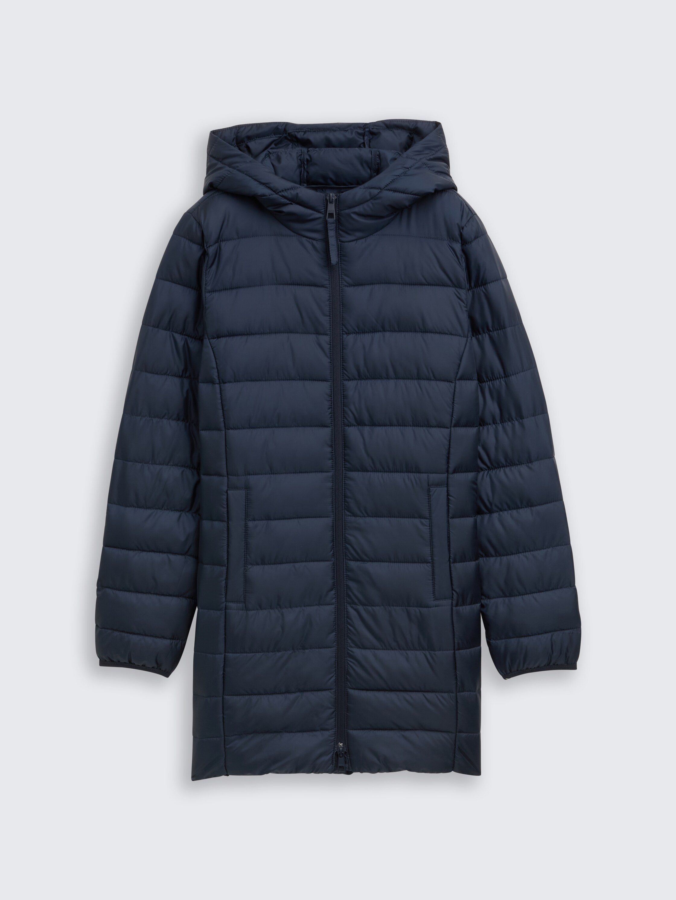 Lightweight Steppmantel mit Kapuze - sky_captain_blue_1 - 