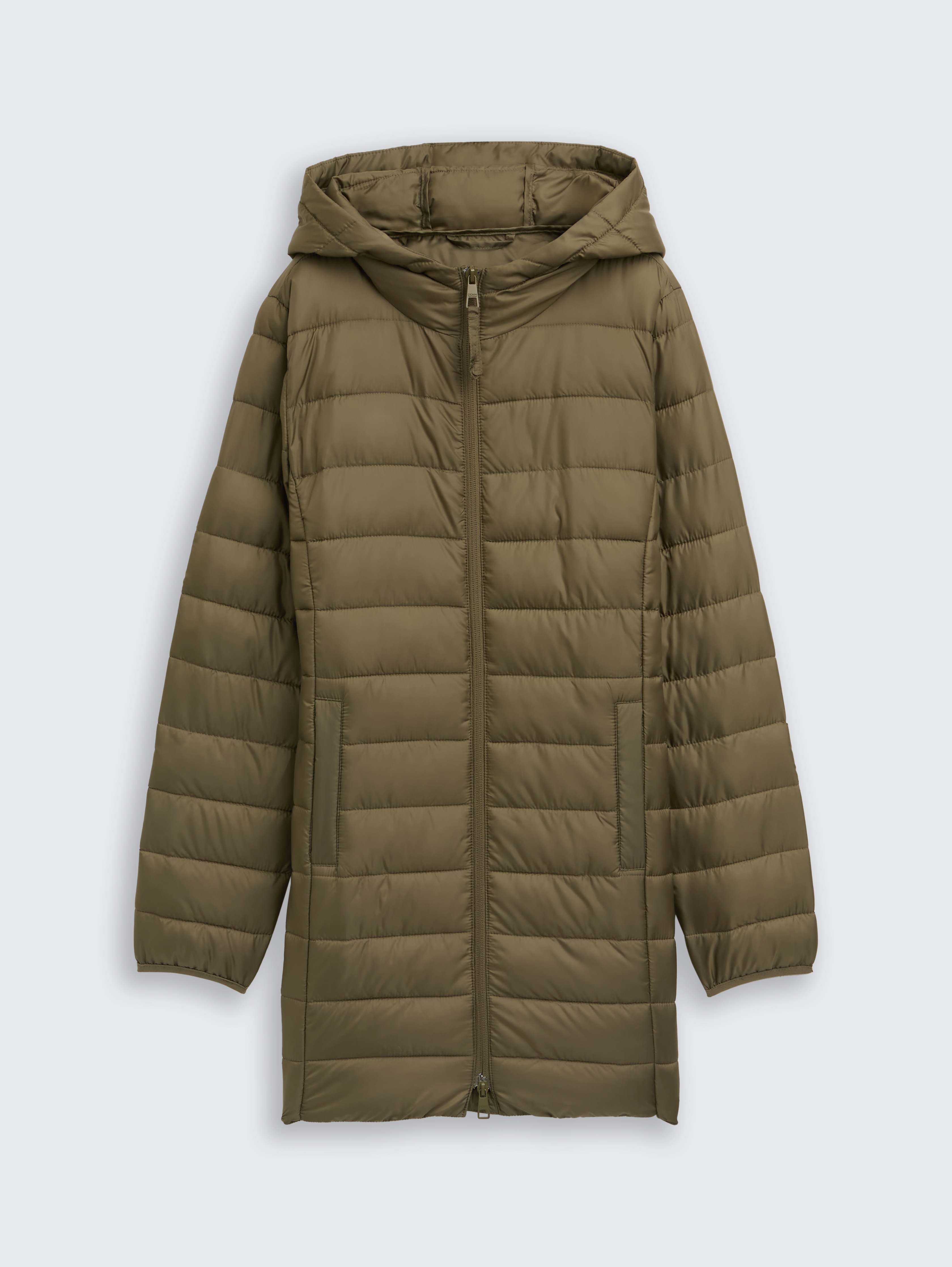Lightweight quilted jacket with hood by Tom Tailor
