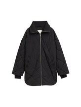 Selected, Loose fit quilted coat by Tom Tailor, black
