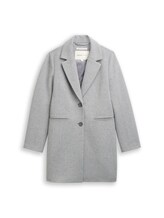 Ausgewählt, Slim Fit Wollmantel von Tom Tailor, grau