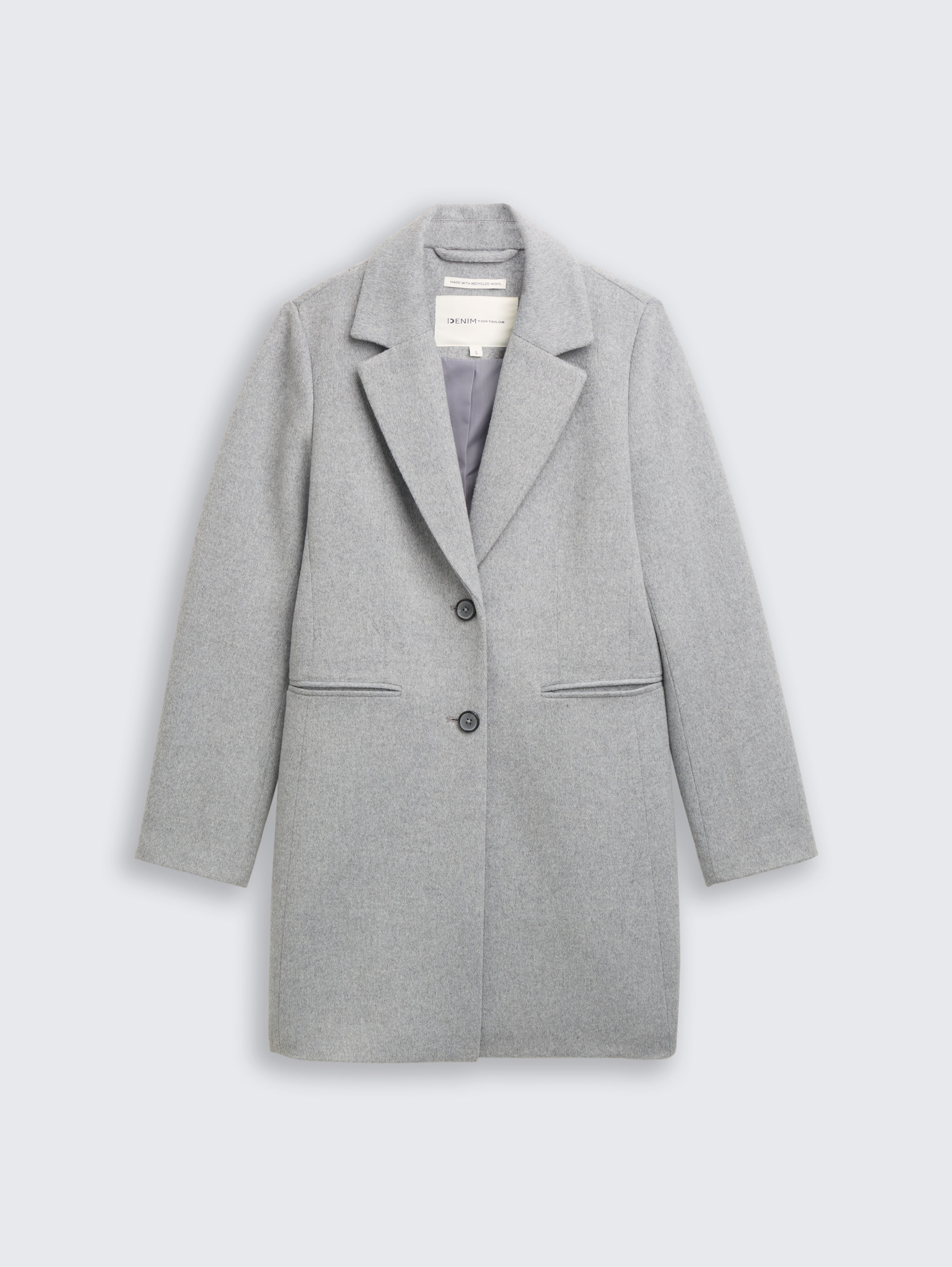 Slim fit woollen coat by Tom Tailor