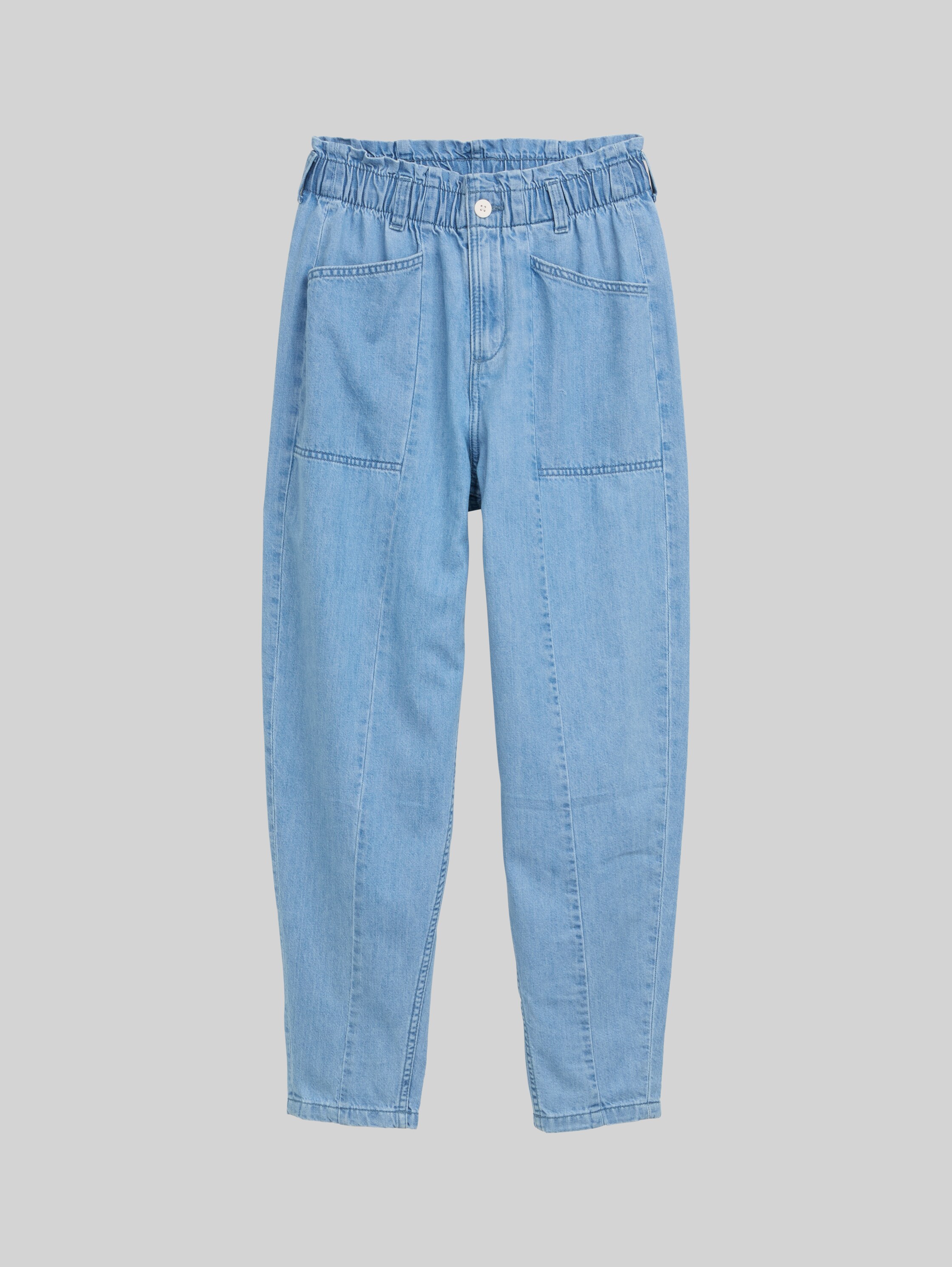 TOM TAILOR - Jean Large Pour Fille - Coupe Moderne Et Décontractée - 100% Coton
