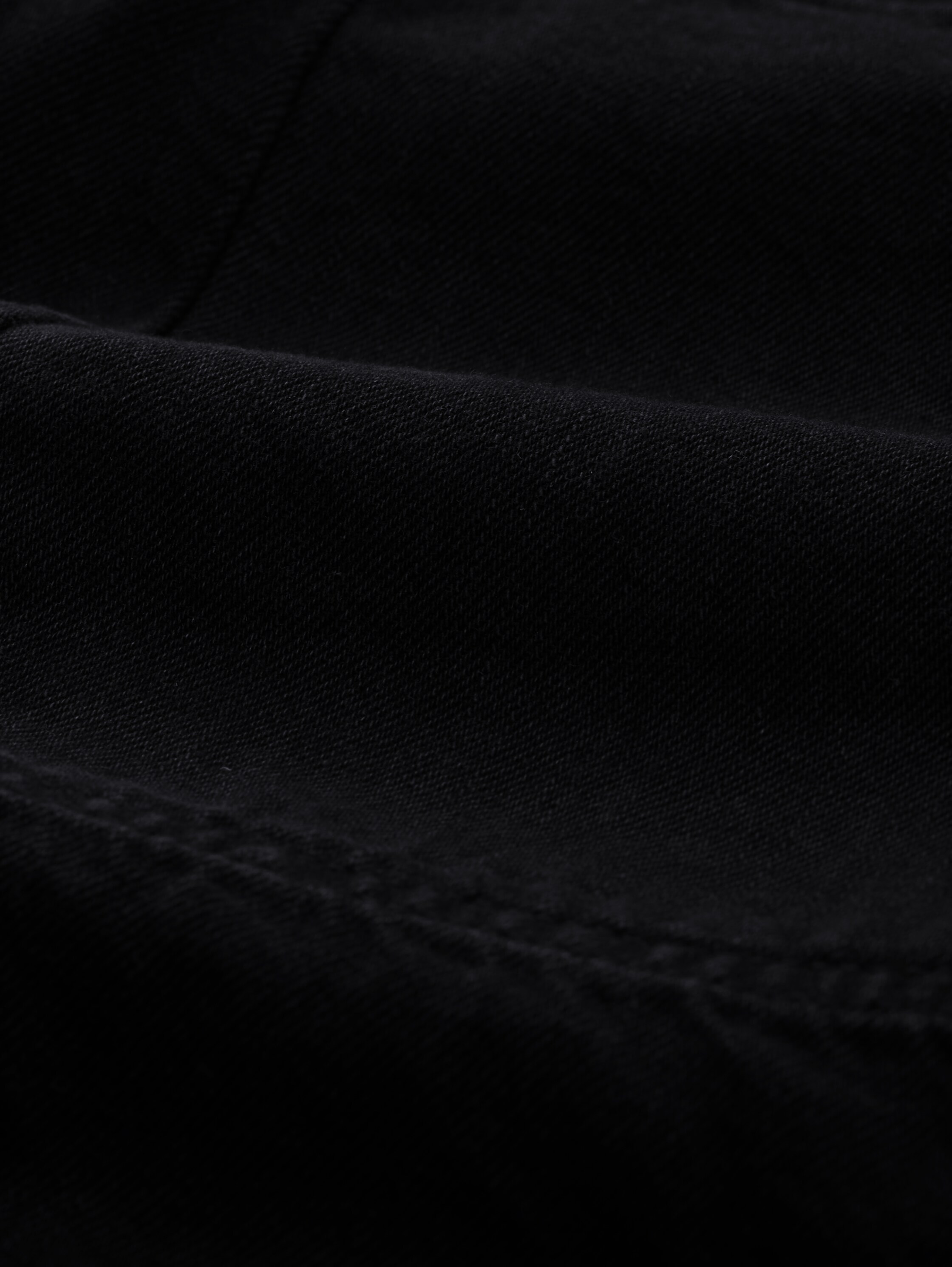 Paperbag jeans shorts - deep_black_1 - 