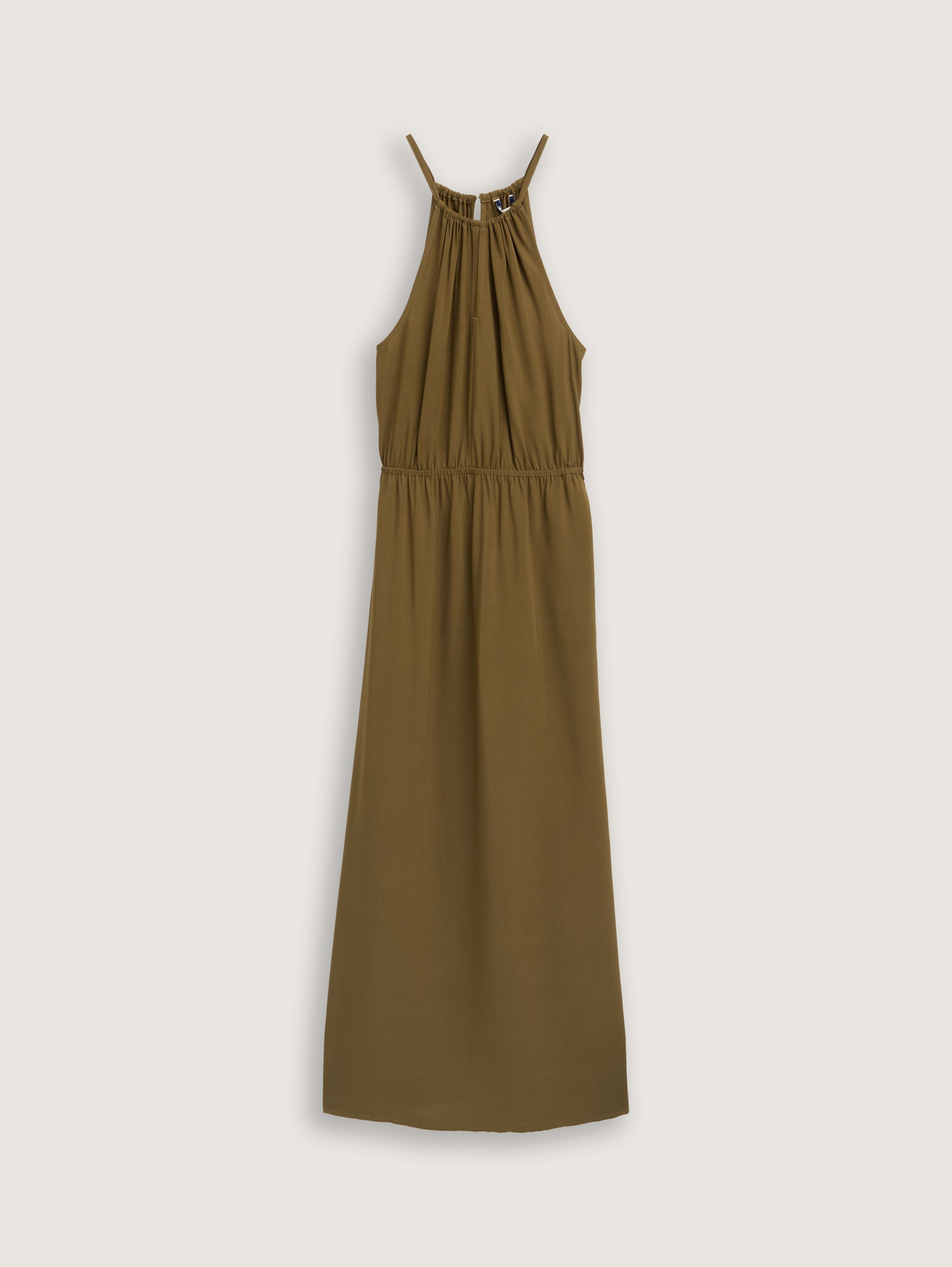 Neckholder Maxi-Kleid - golden_olive_green - 