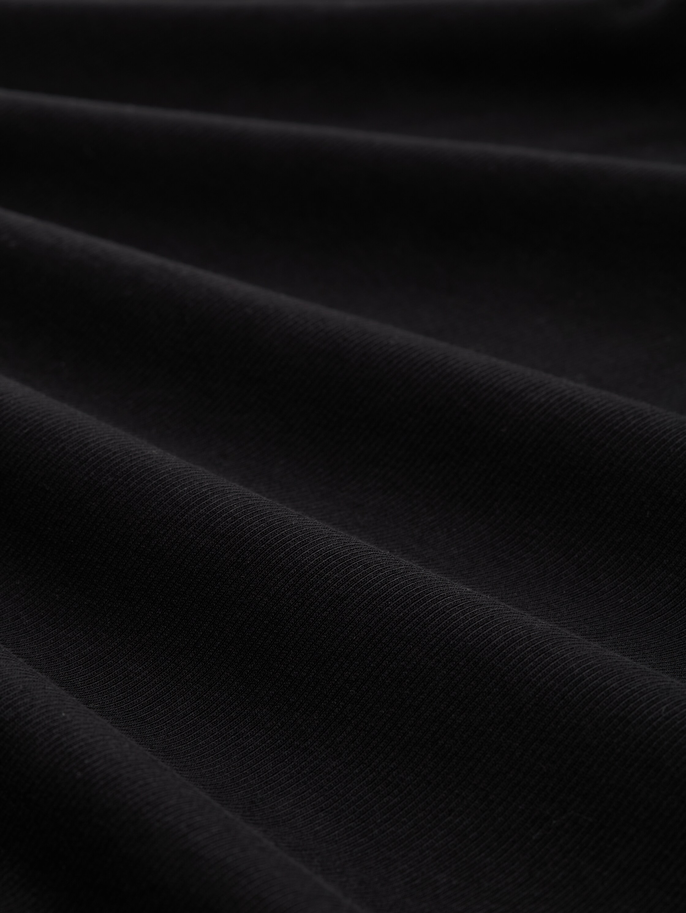 Midi dress with ribbed texture - deep_black_1 - 