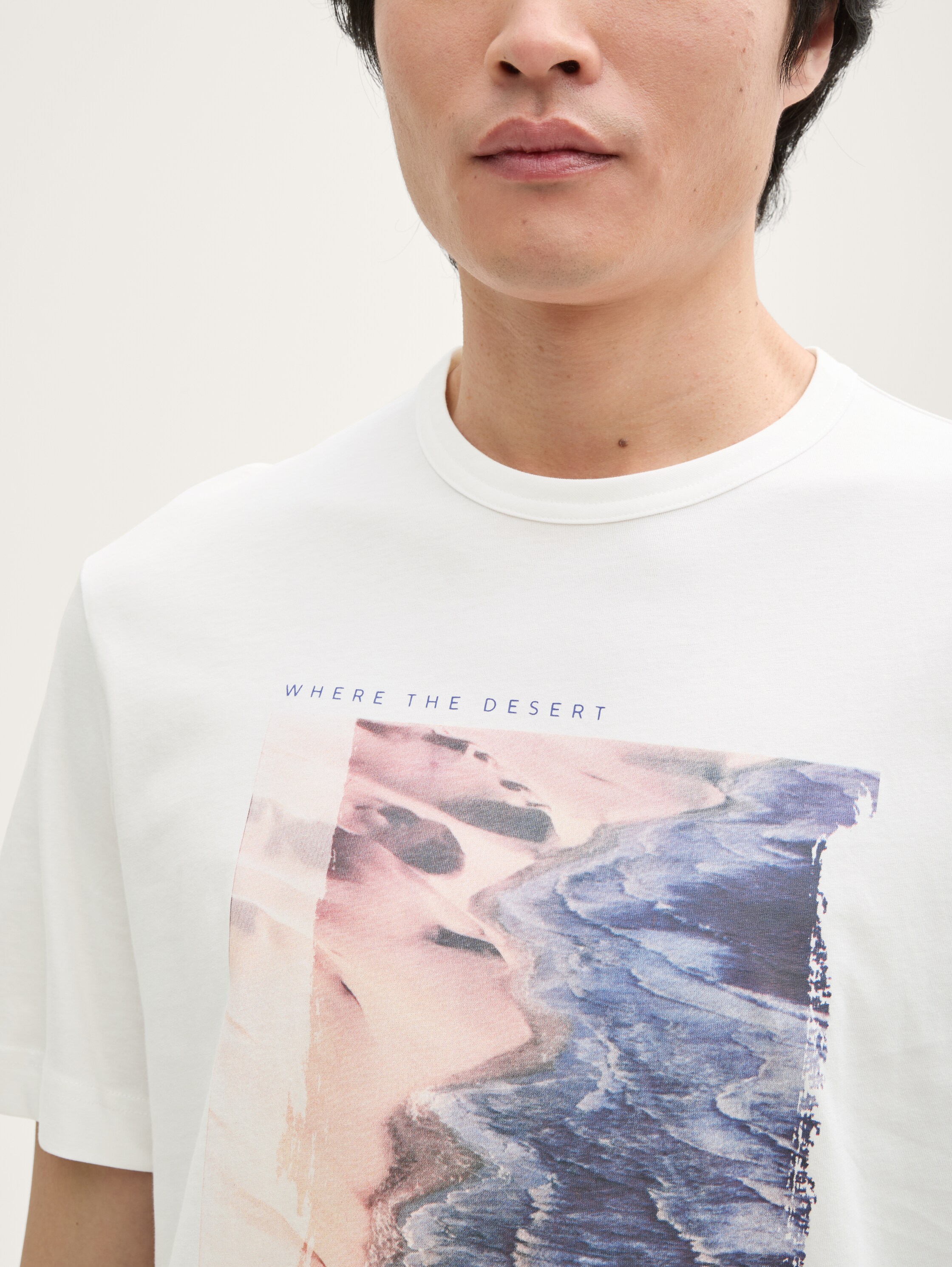 T-Shirt mit Foto-Print - off_white_1 - 