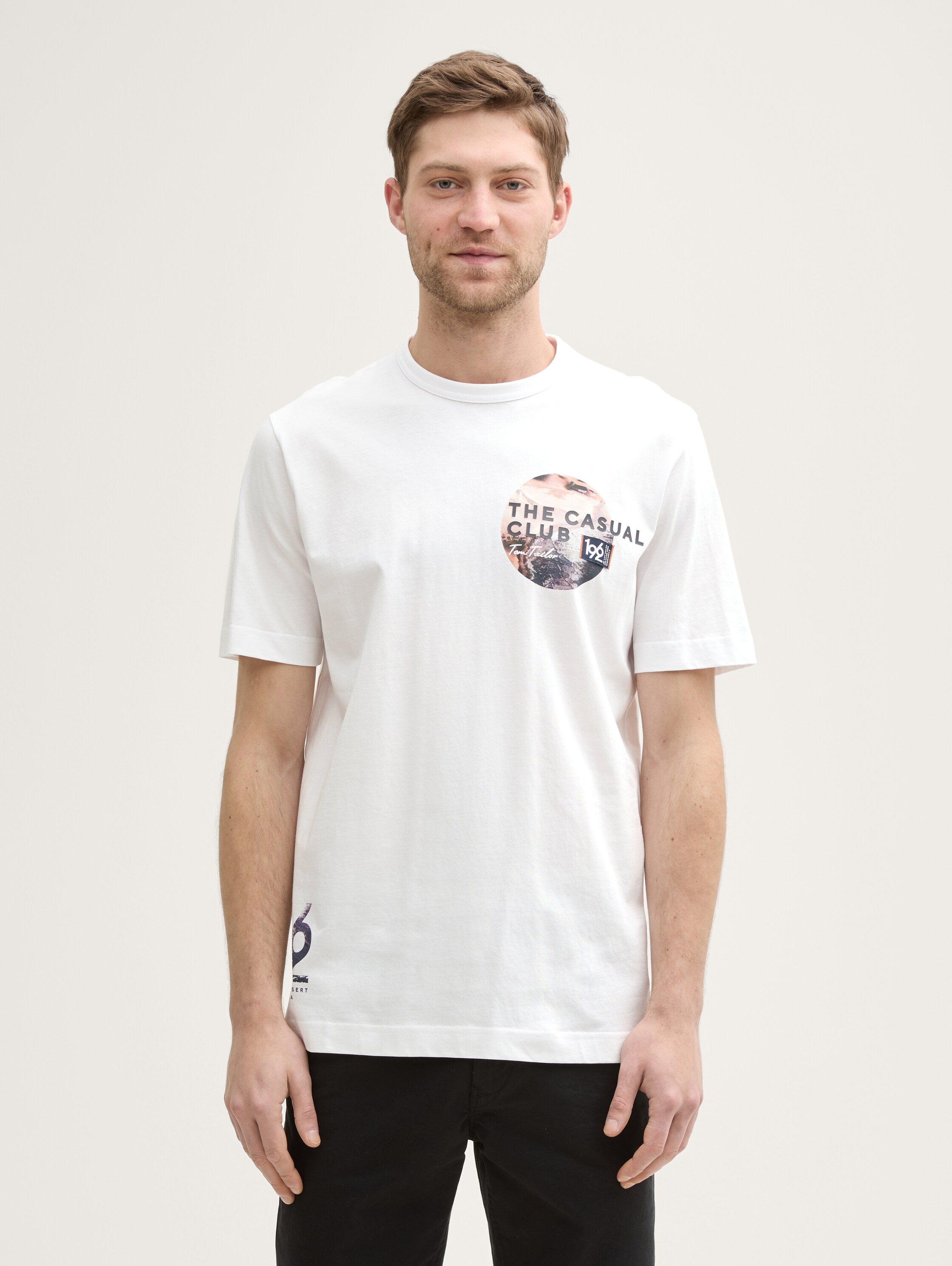 T-Shirt mit Foto-Print - white - 