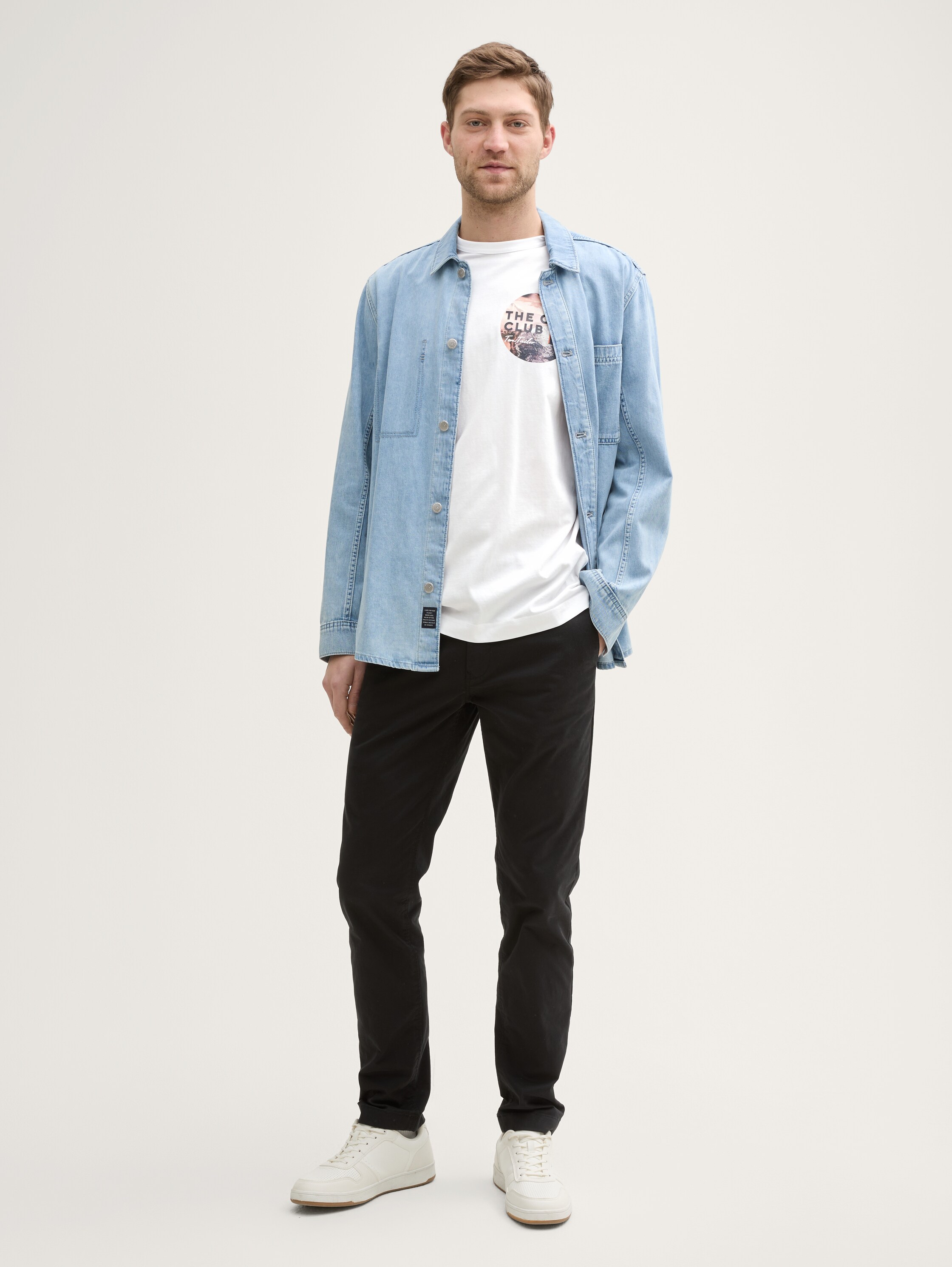 T-Shirt mit Foto-Print - white - 