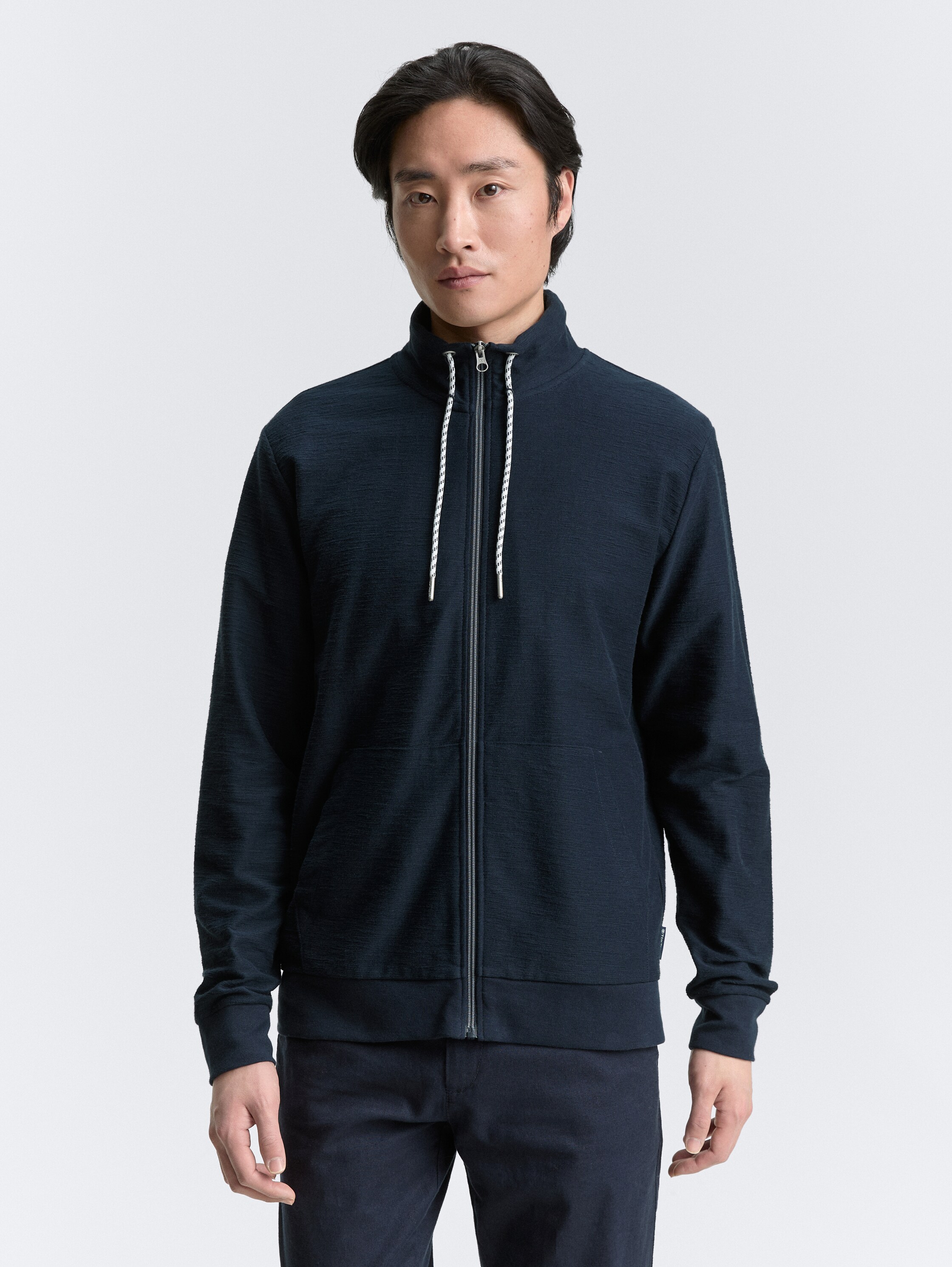 Ultralight Sweatjacke mit Stehkragen - sky_captain_blue_1 - 