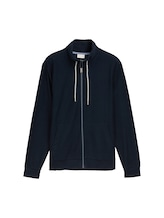 Selected, Ultralight sweat jacket with stand-up collar by Tom Tailor, blue