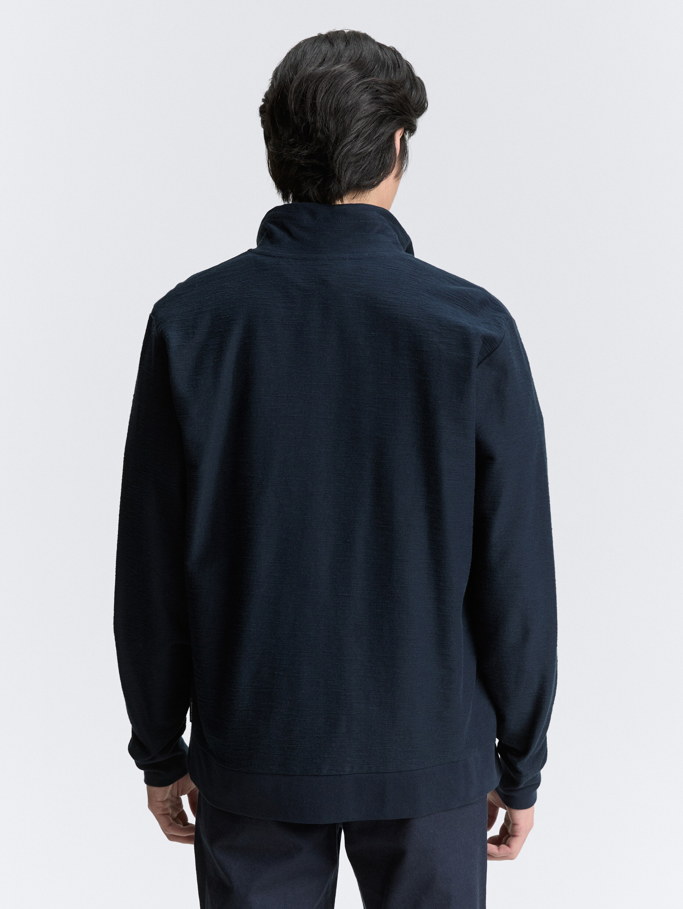 Ultralight Sweatjacke mit Stehkragen - sky_captain_blue_1 - 