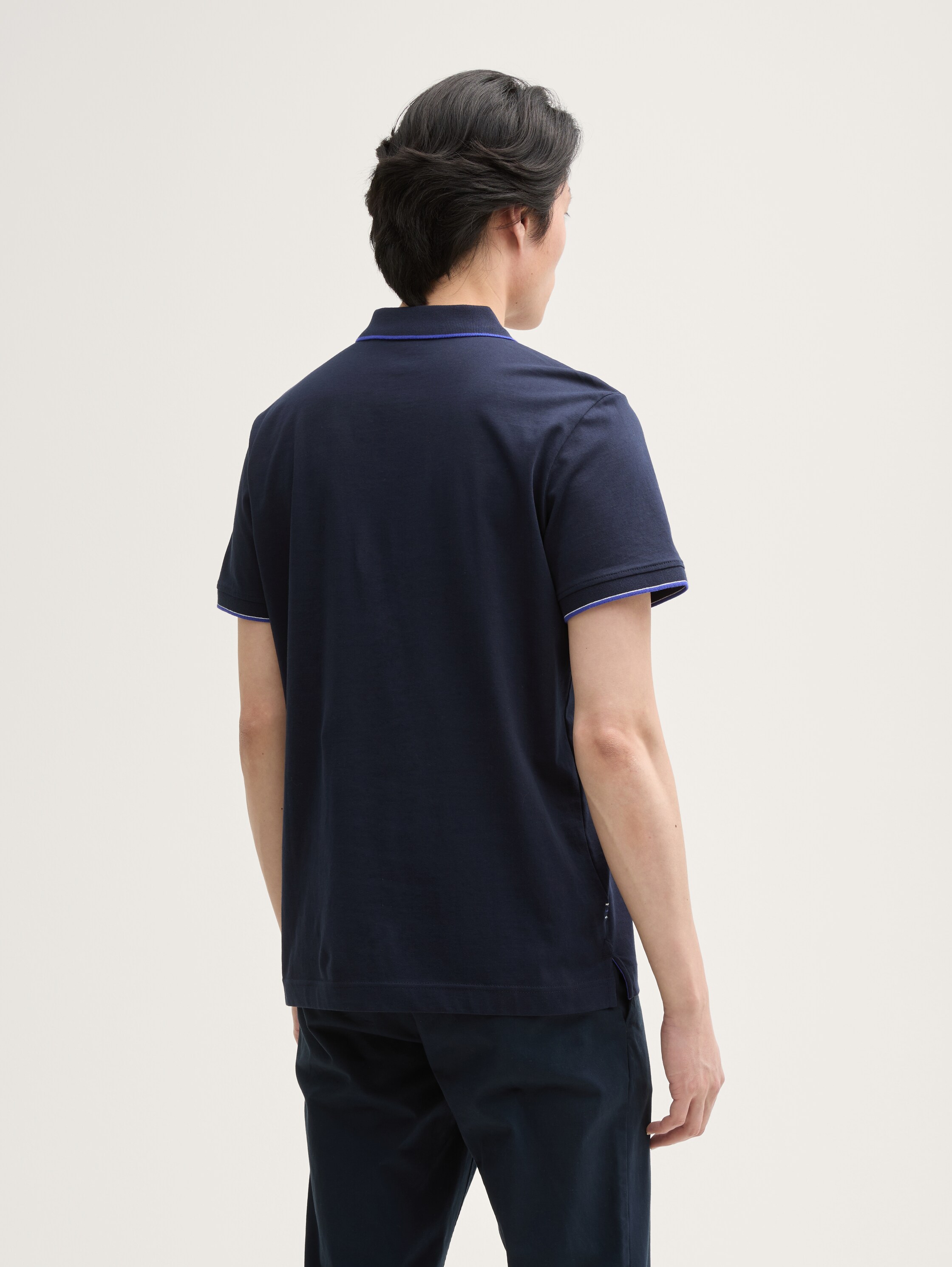 Poloshirt mit Logo-Print aus Baumwolle - sky_captain_blue_1 - 