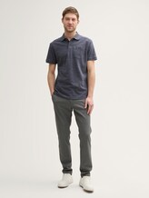 Poloshirt mit Brusttasche - Blueish Grey