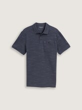 Poloshirt mit Brusttasche - Blueish Grey