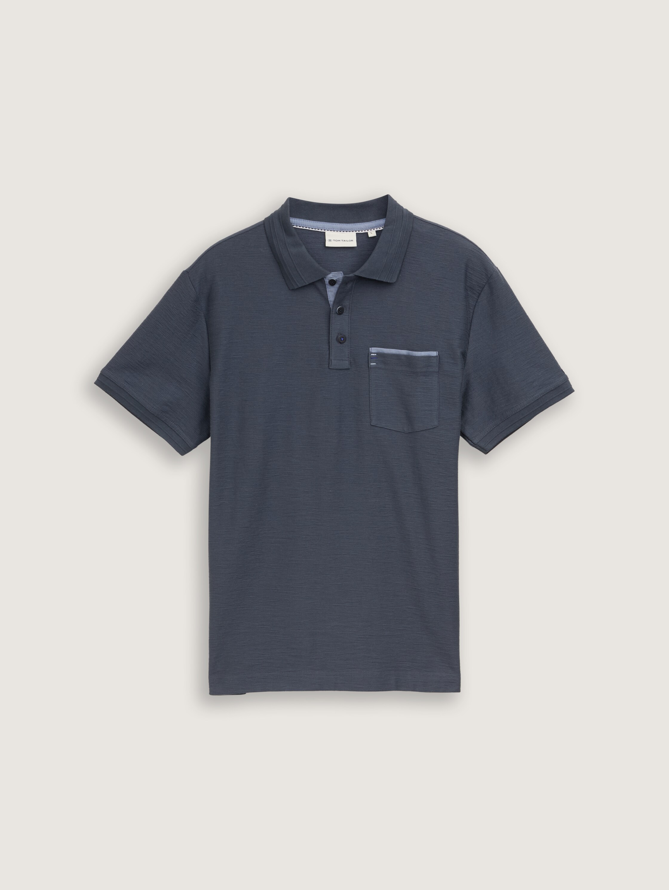 Poloshirt met borstzak - blueish_grey - 