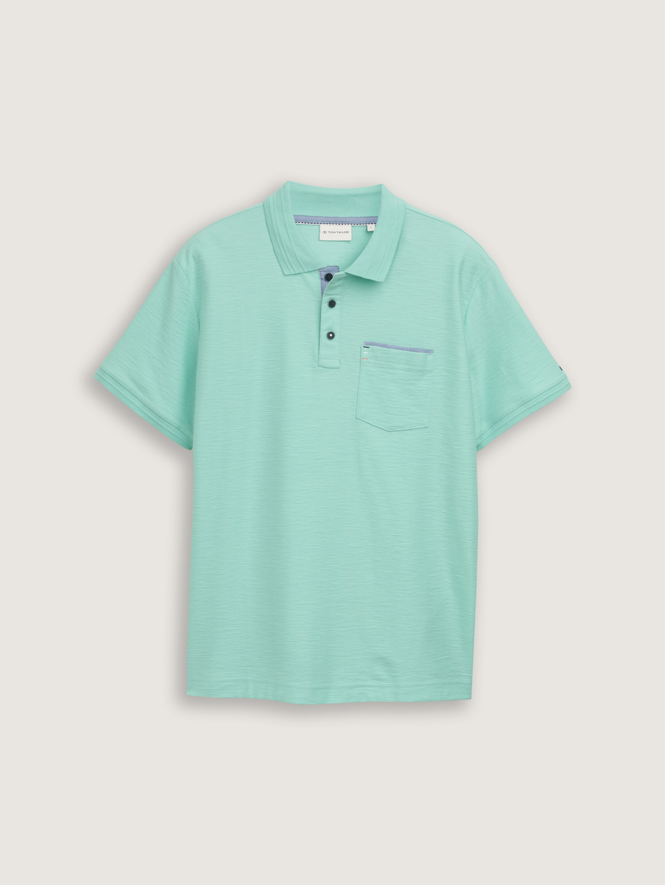 Poloshirt mit Brusttasche - bright_mint_green - 
