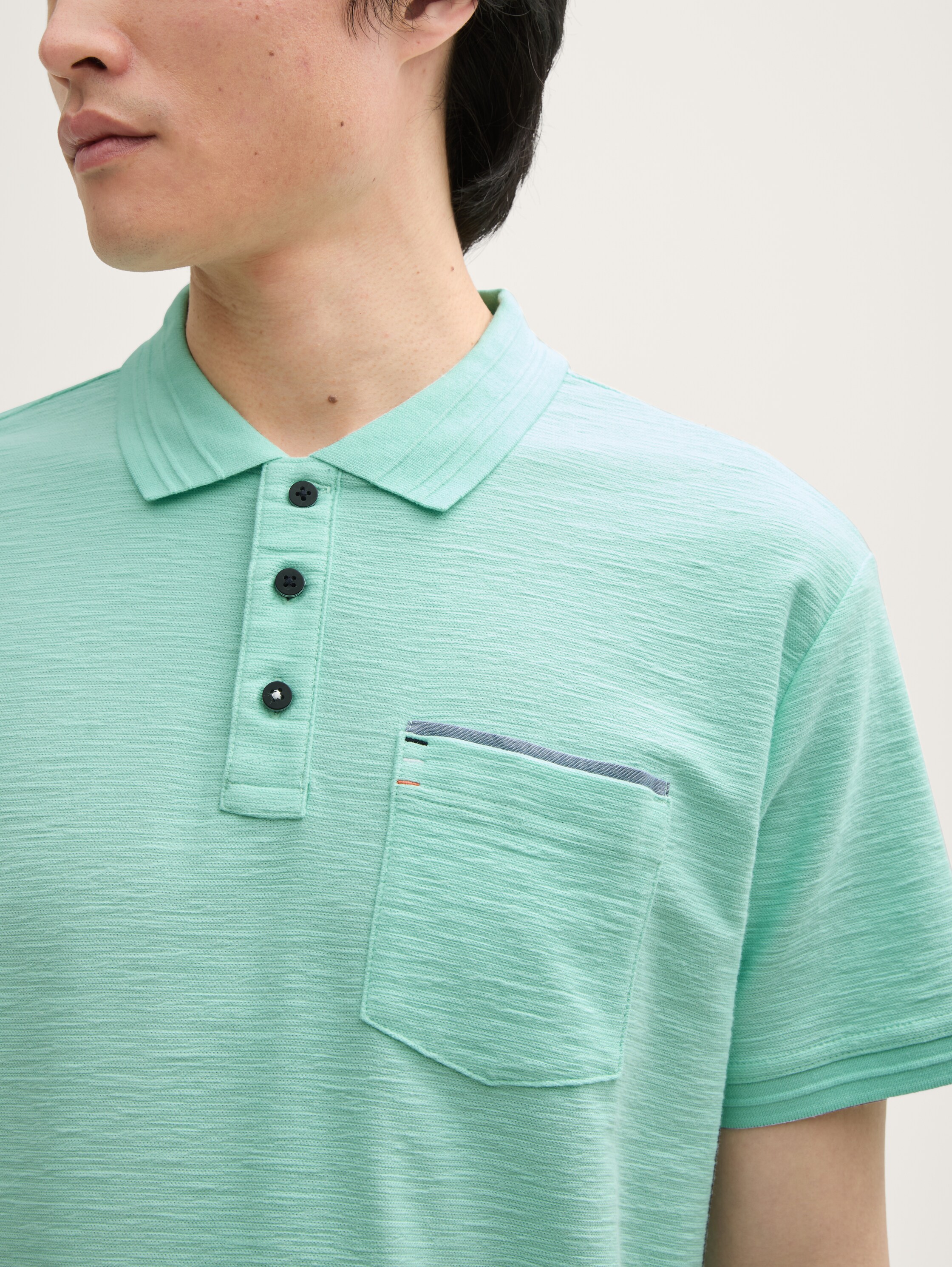 Poloshirt mit Brusttasche - bright_mint_green - 