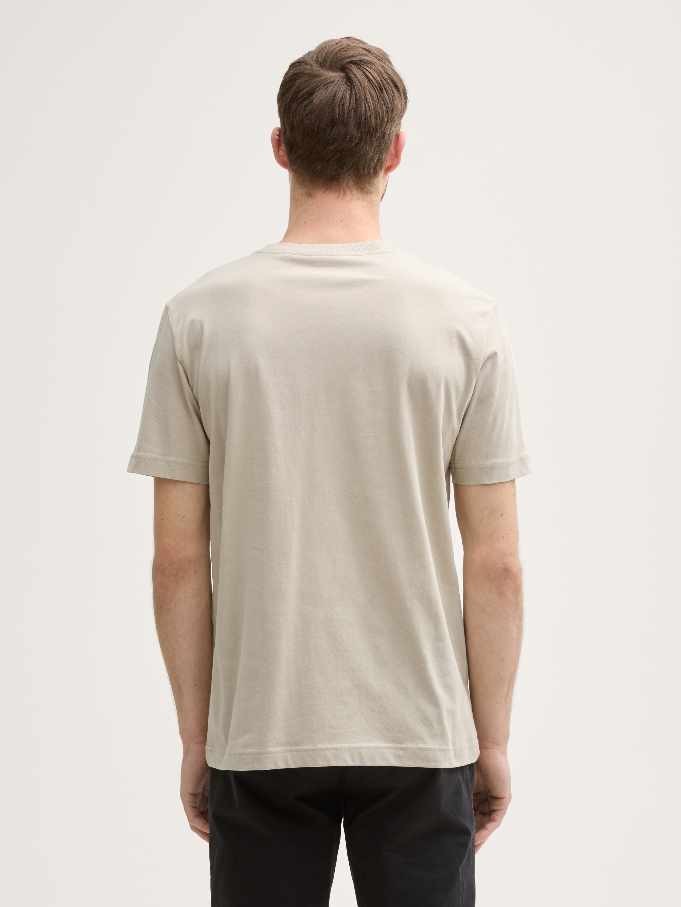 T-Shirt mit Print - cashew_beige - 