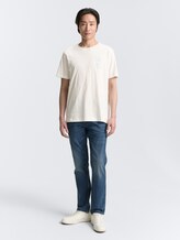 T-Shirt mit Print - off white - Model-Vorderansicht