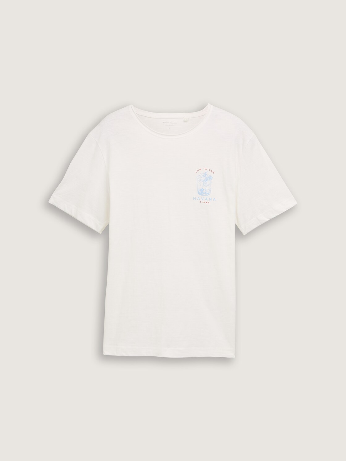 T-Shirt mit Print - off white - Vorder-Produkt-Ansicht