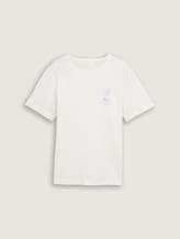 T-Shirt mit Print - off white - Vorder-Produkt-Ansicht