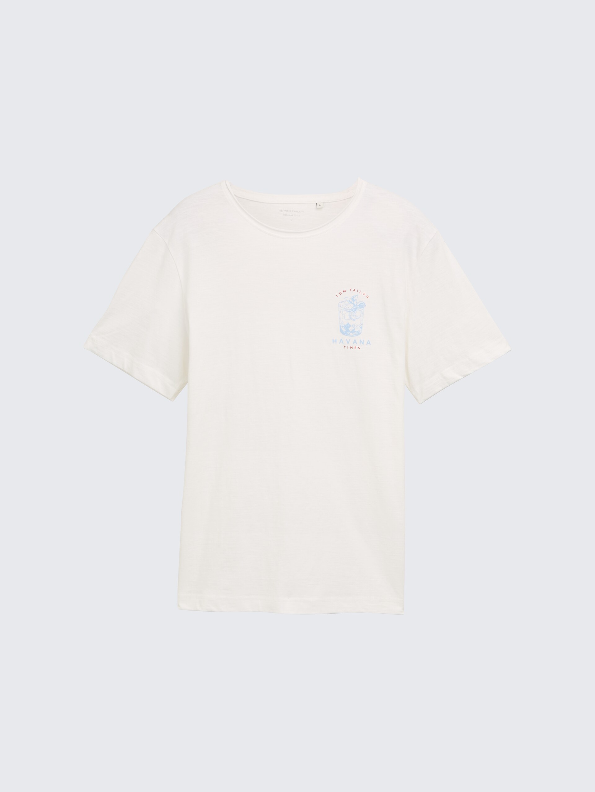 T-Shirt mit Print - off white - Vorder-Produkt-Ansicht