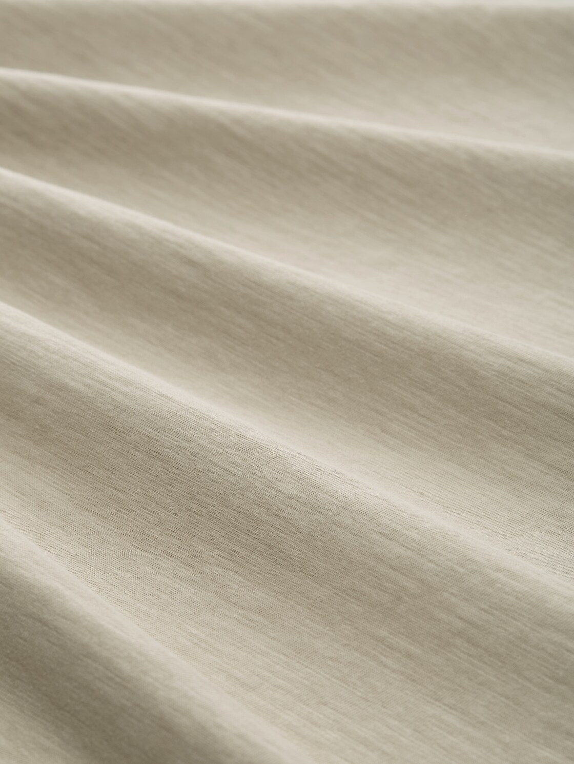 T-Shirt mit Logo-Print - Cashew Beige - Material-Ansicht