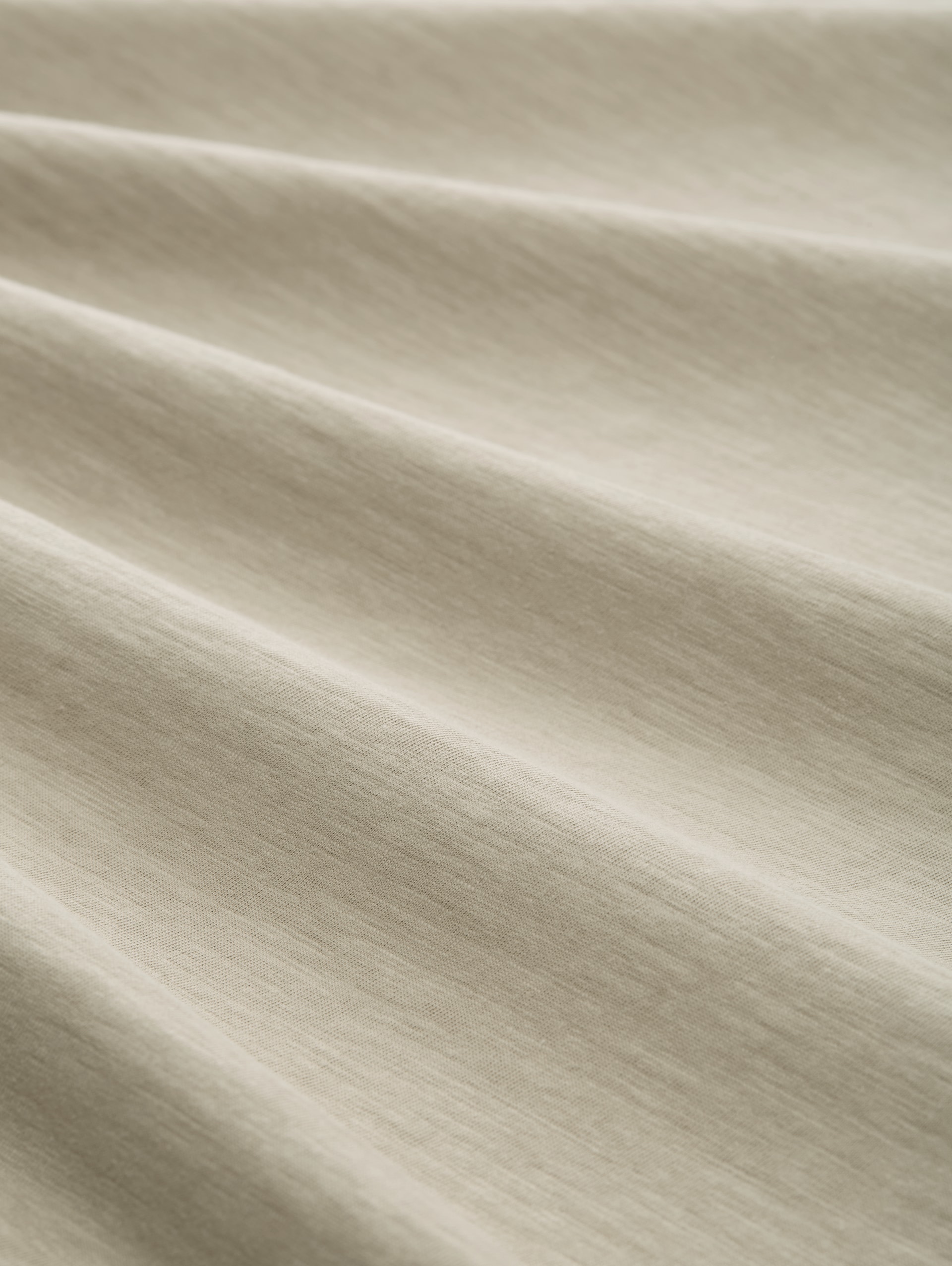 T-Shirt mit Logo-Print - Cashew Beige - Material-Ansicht