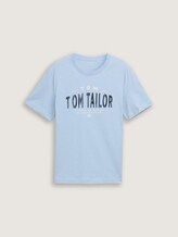 T-shirt avec logo imprimé - light powder blue - Vue de face du produit
