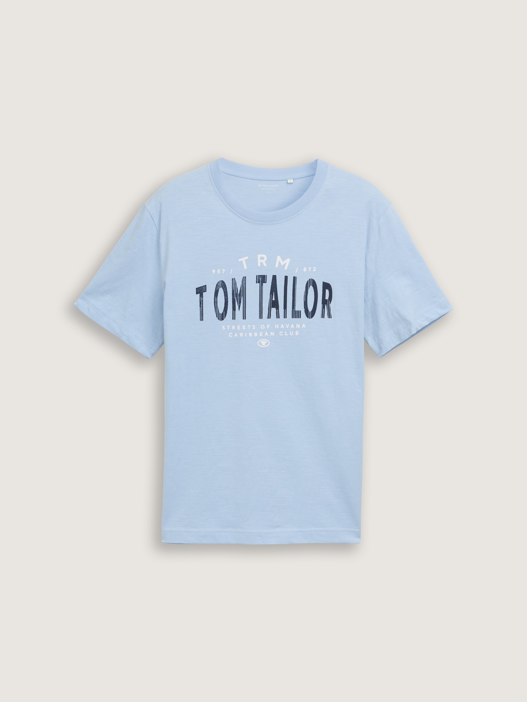 T-Shirt mit Logo-Print - light_powder_blue - 