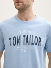 T-shirt avec logo imprimé - light powder blue - Vue détaillée du modèle