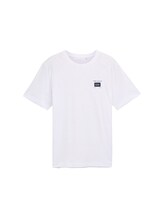 Nicht ausgewählt, Basic T-Shirt in Melange-Optik von , weiß