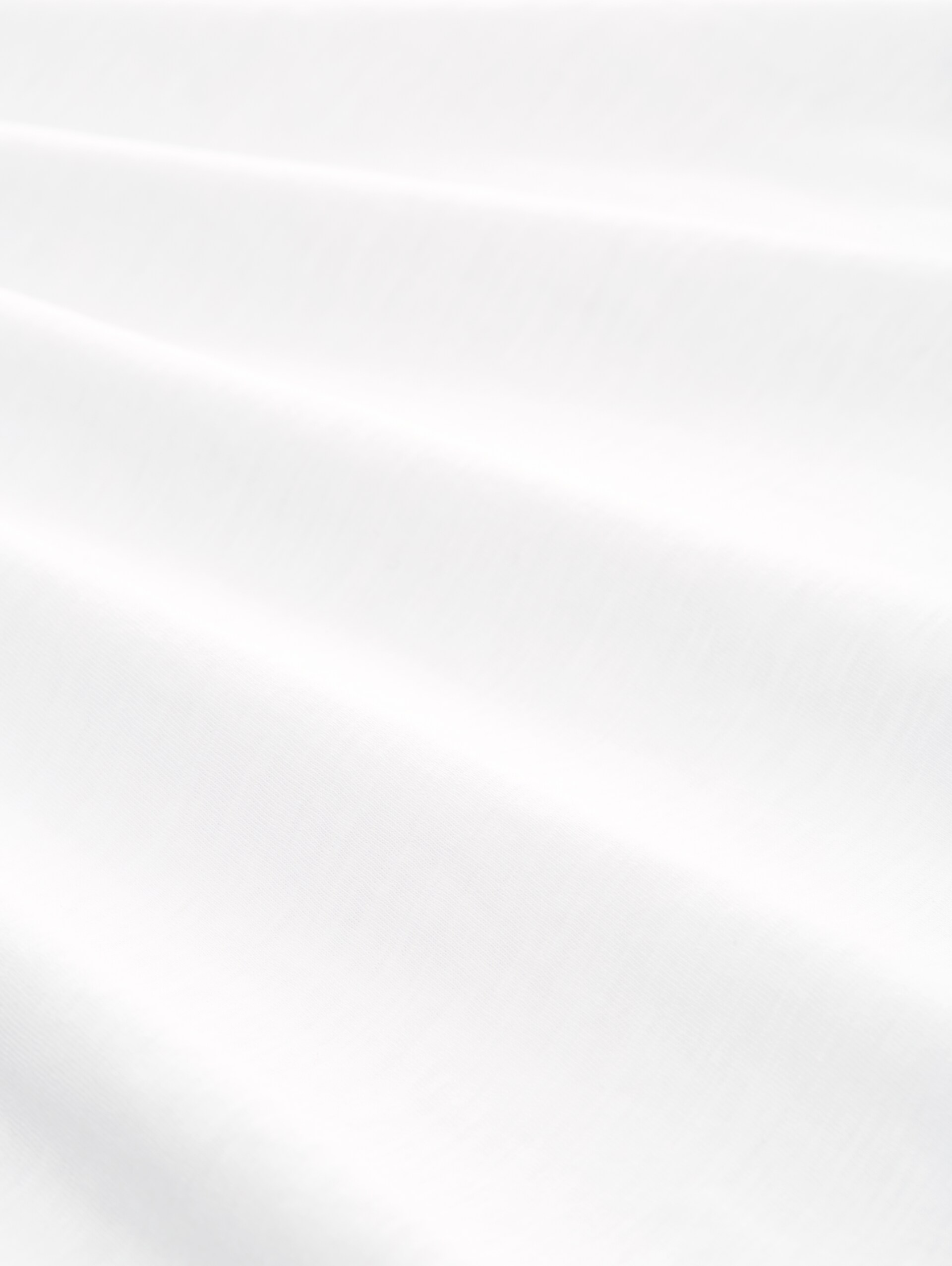 Basic T-shirt in a melange look - White - Material view
