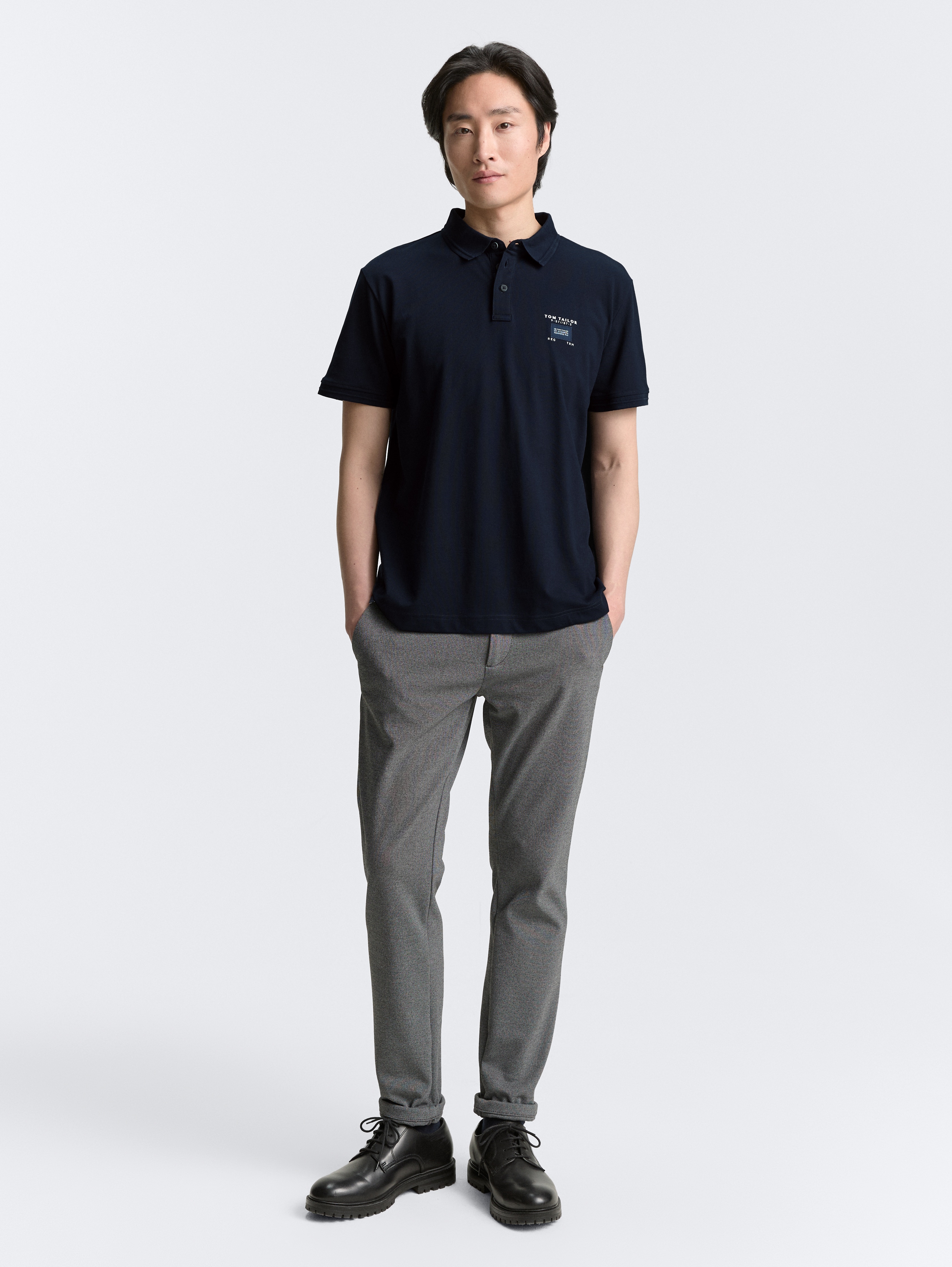 Piqué polo shirt with stretch by Tom Tailor