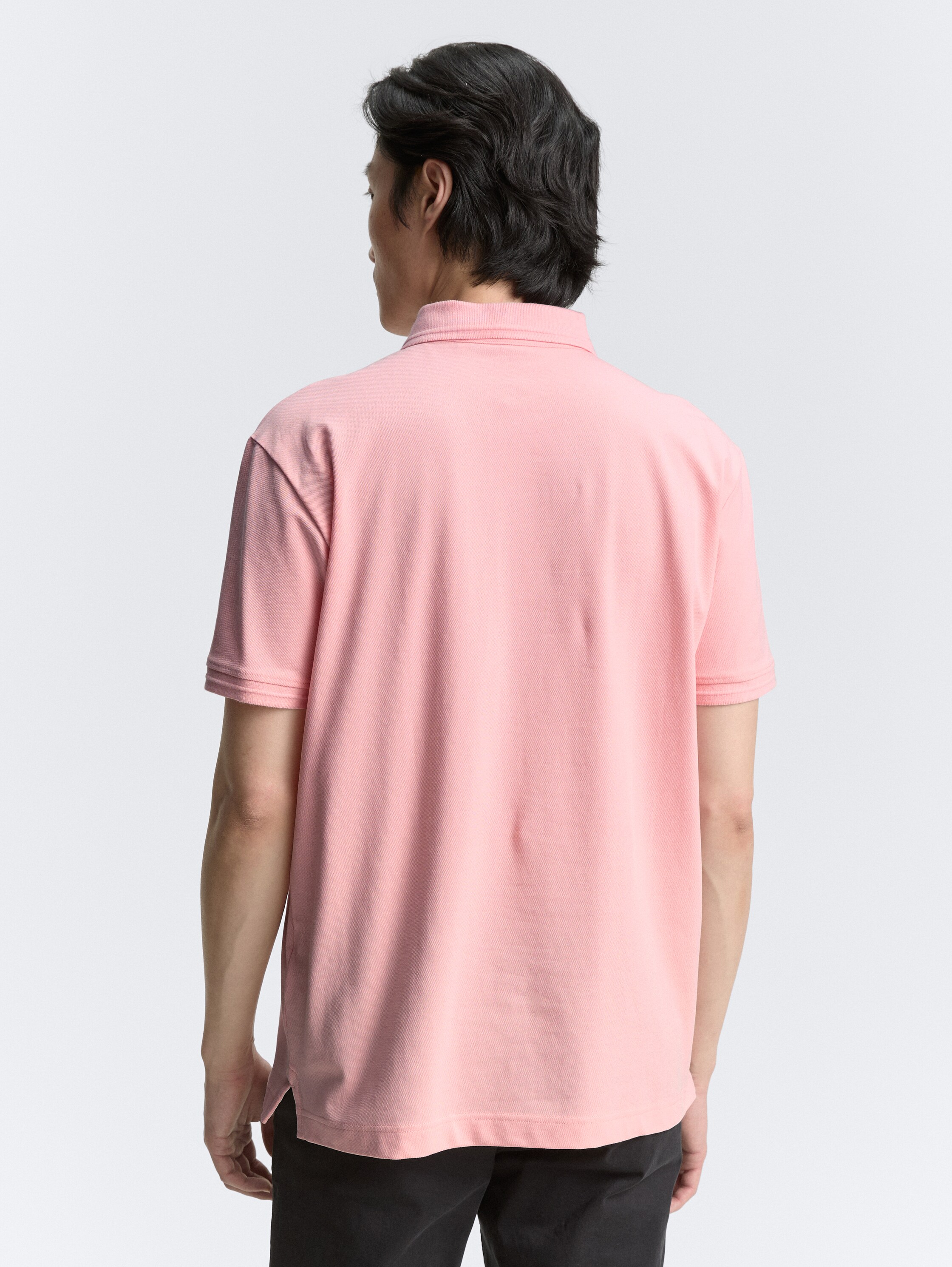 Piqué Poloshirt mit Stretch - blush_pink - 