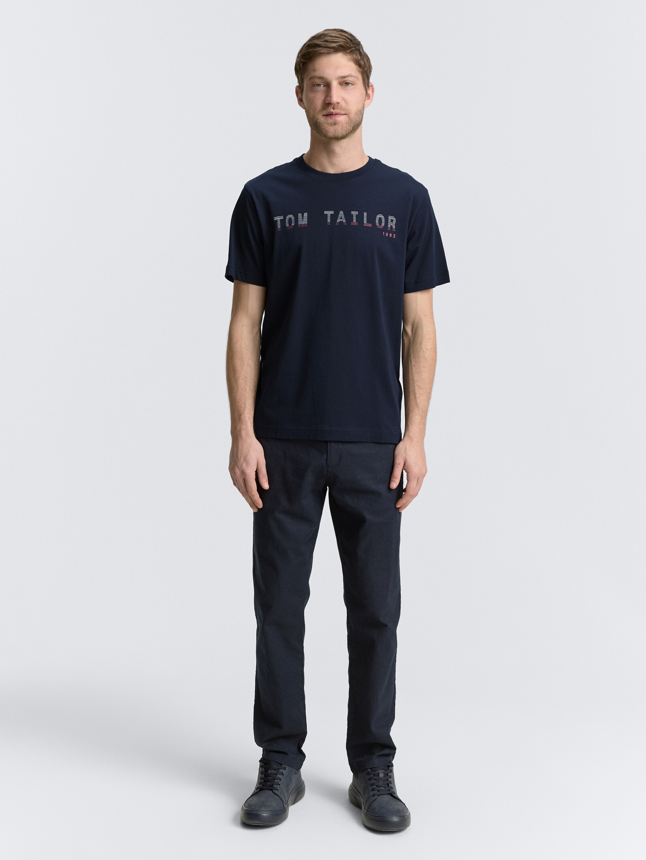 T-Shirt mit Logo-Print - sky_captain_blue_1 - 